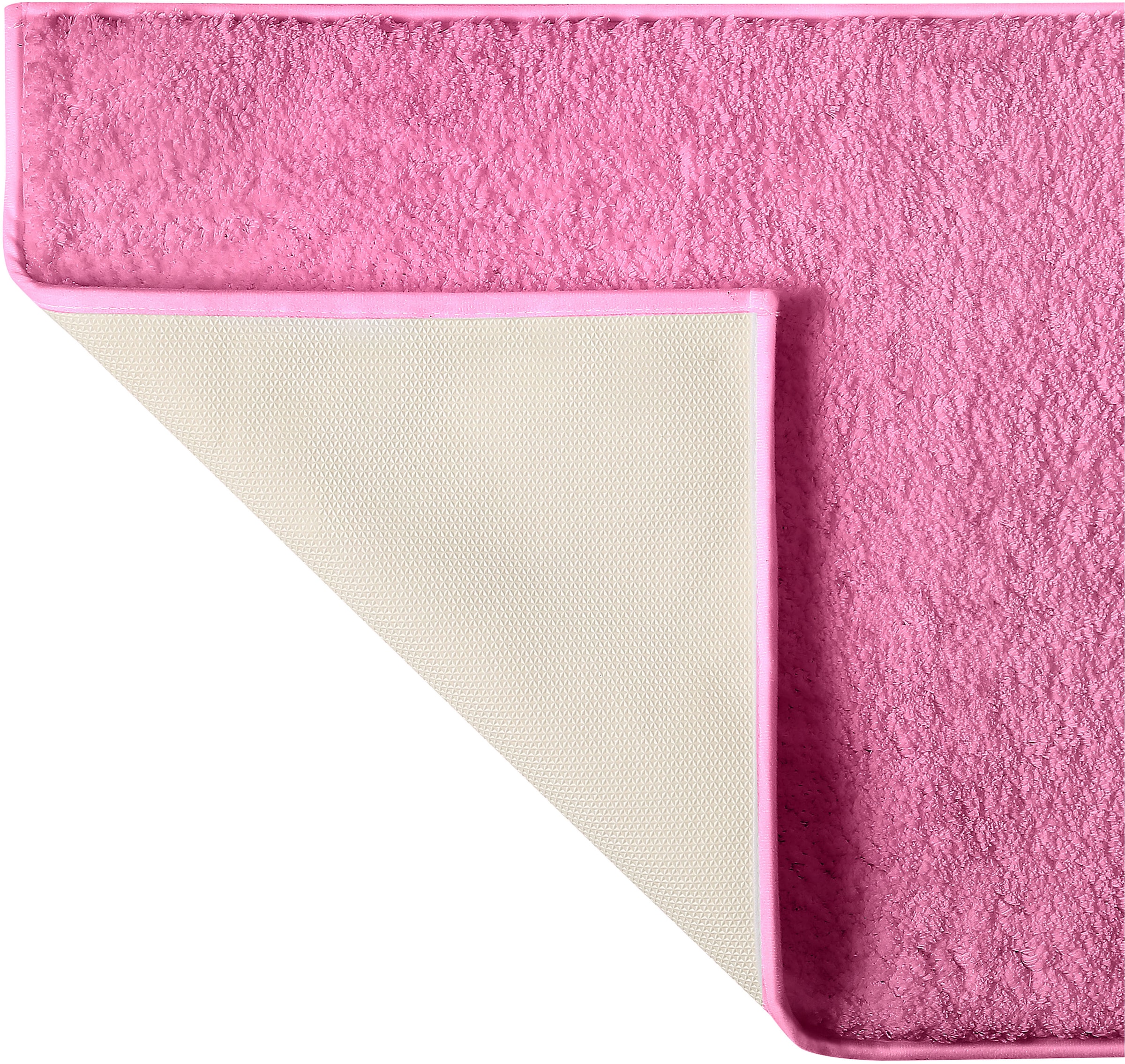 my home Badematte »Juna, Badteppich« Höhe 15 mm rutschhemmend beschichtet fußbodenheizungsgeeignet | strapazierfähig besonders weich, Badematten, unifarben