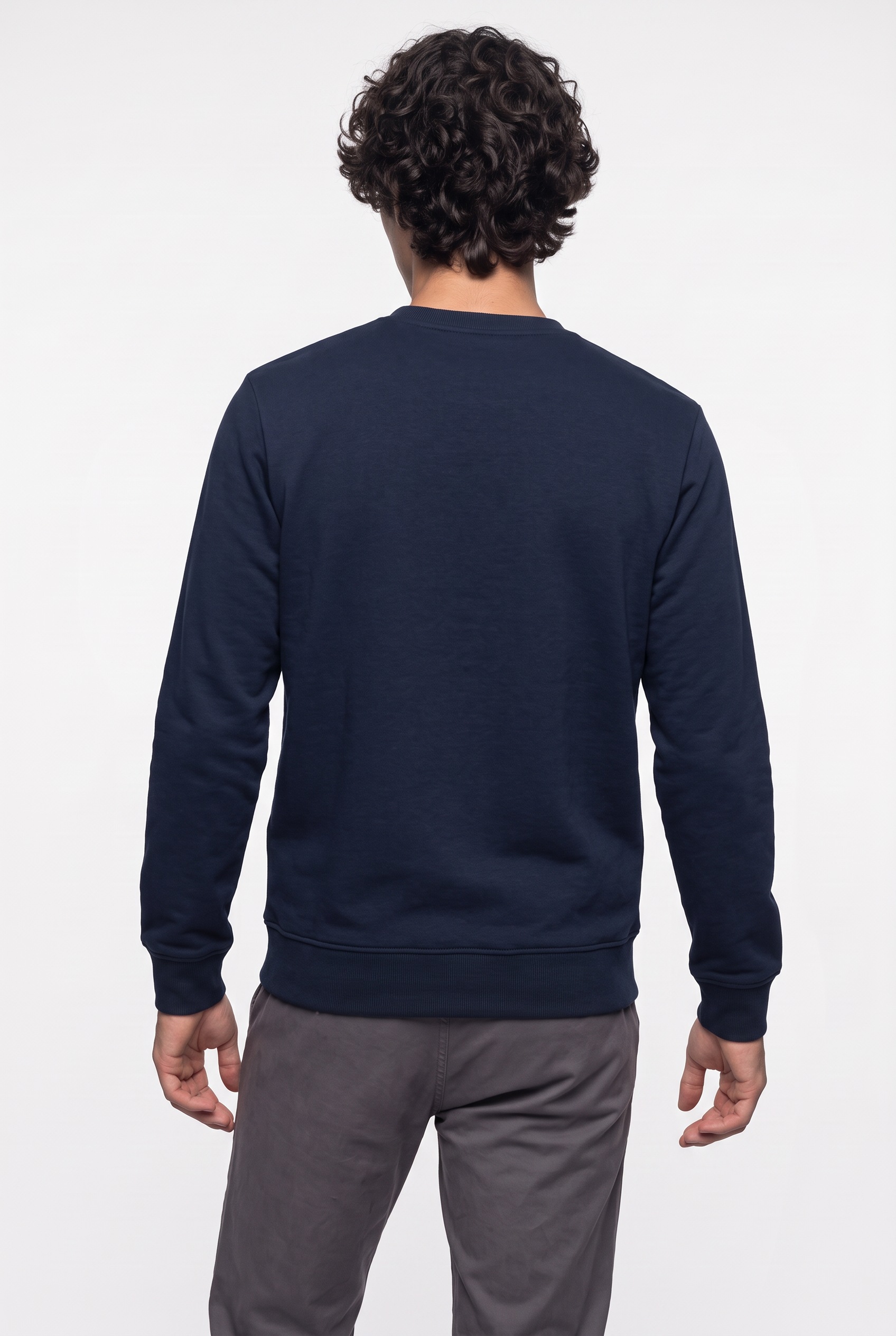 Jack & Jones Sweatshirt »JJBENSON SWEAT CREW NECK«, Materialmix, regular fit
