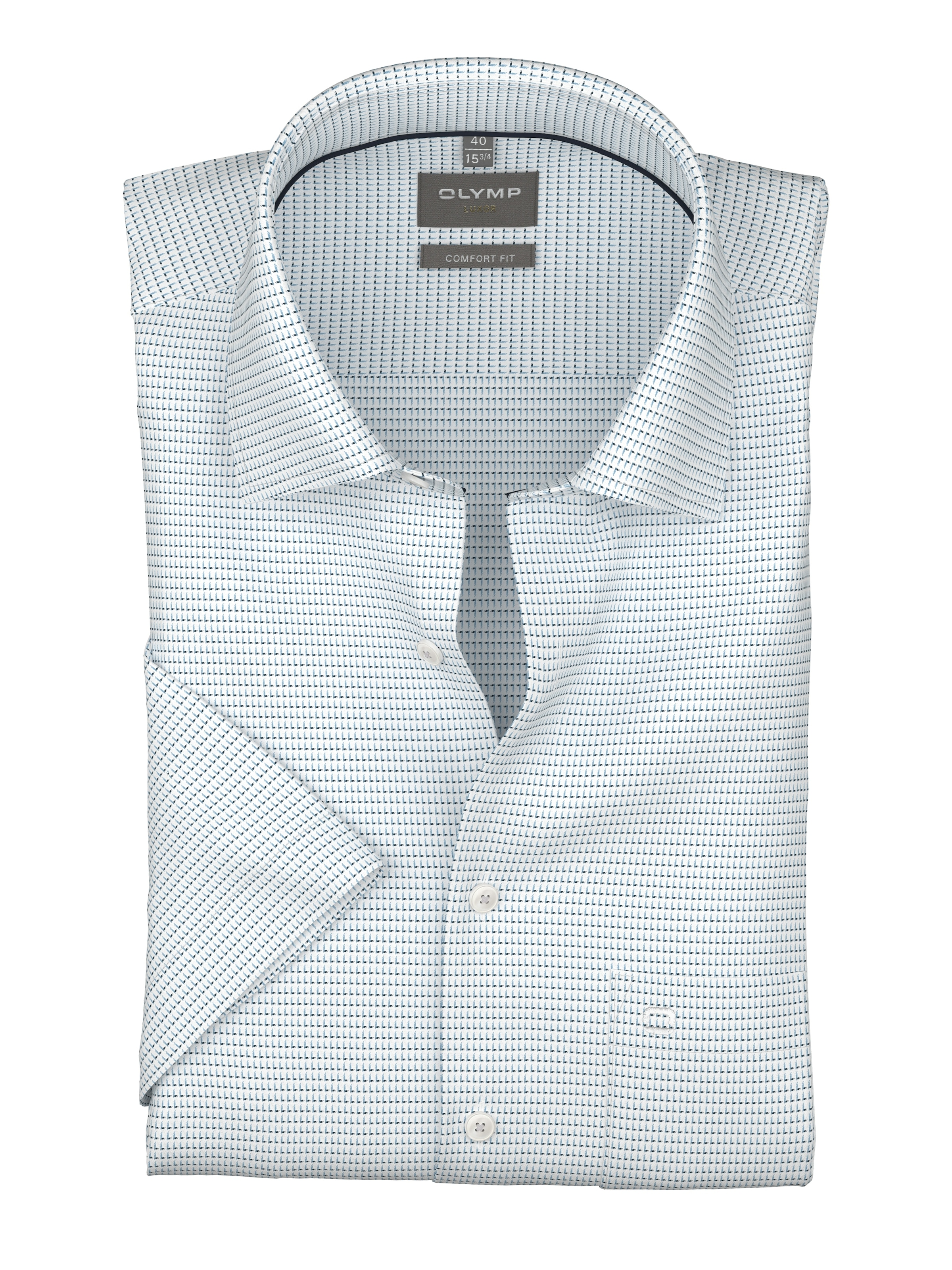 OLYMP Kurzarmhemd »Luxor« Businesshemd, comfort fit, New-Kentkragen