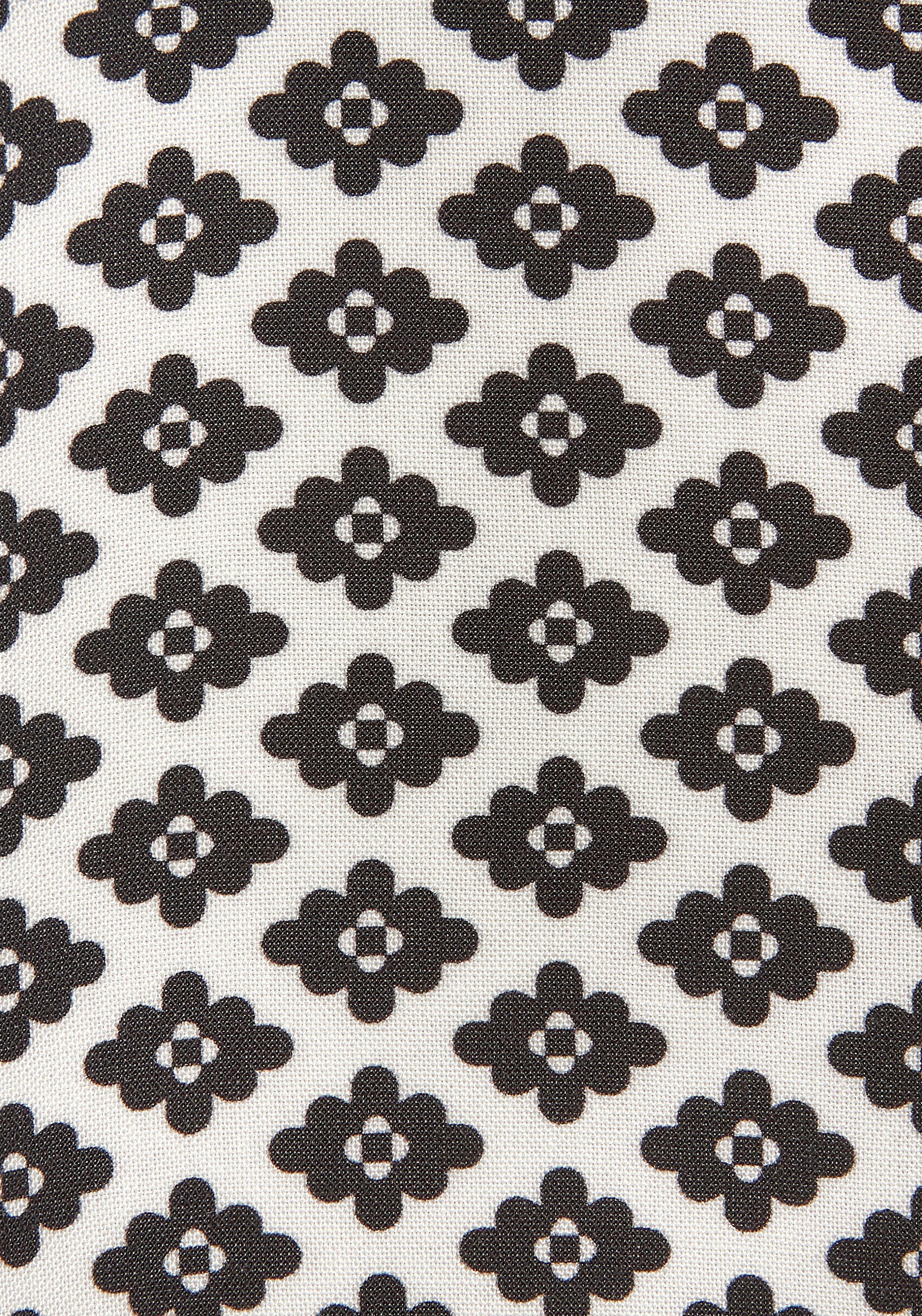 LASCANA Pyjamaoberteil, Mit edlem Allover-Druck