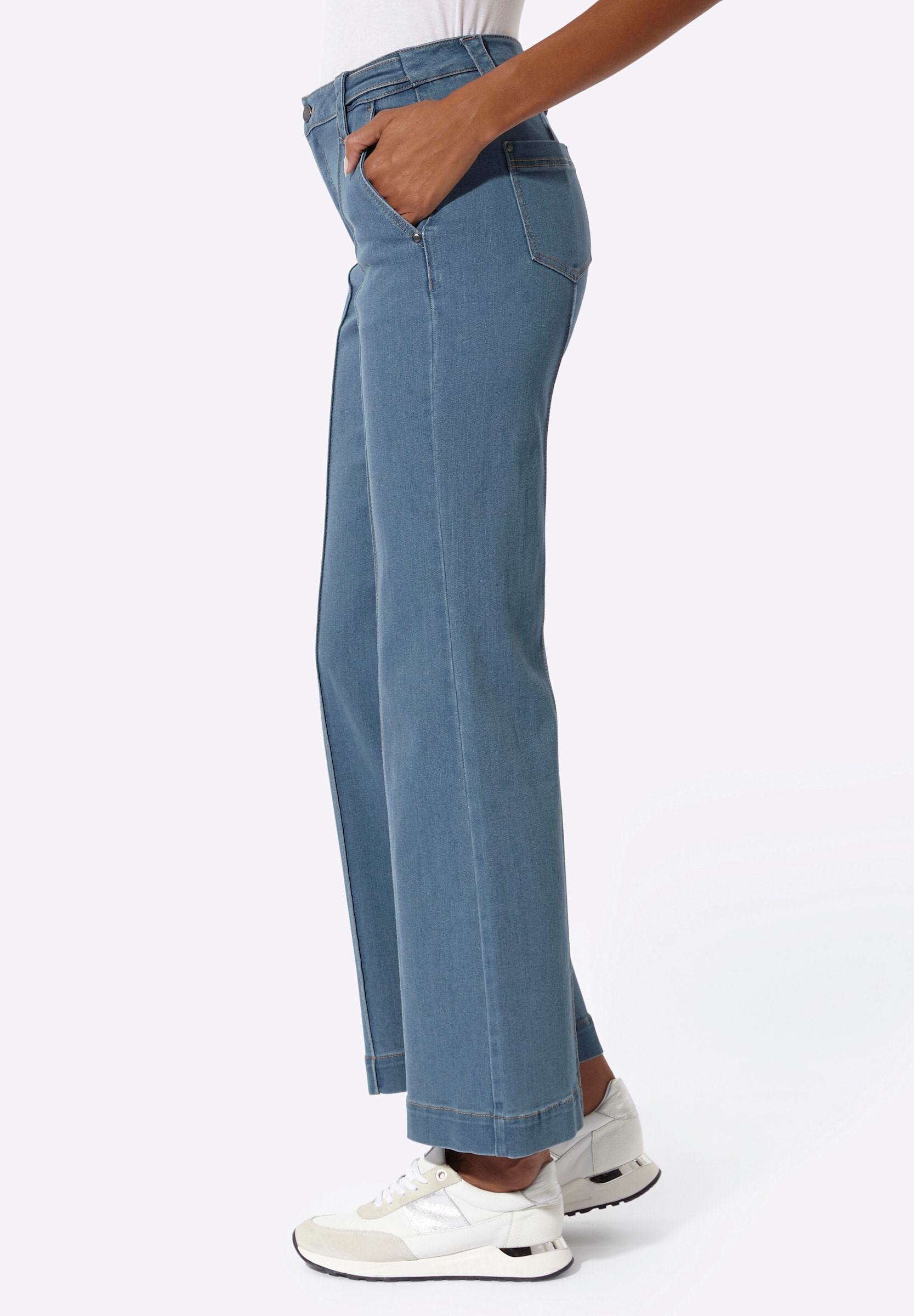 creation L Bootcut-Jeans »Jeans Bootcut-Jeans mit Biesen«
