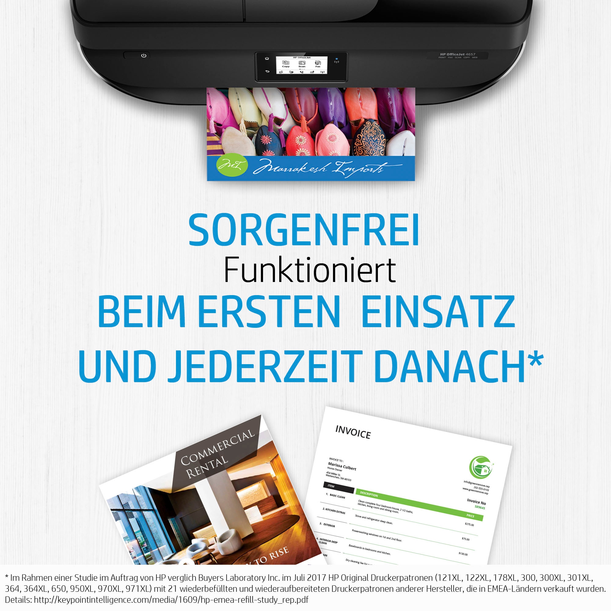 HP Tintenpatrone »963 4er-Pack«, original HP Farbpatrone, Instant Ink, cyan/magenta/yellow/schwarz