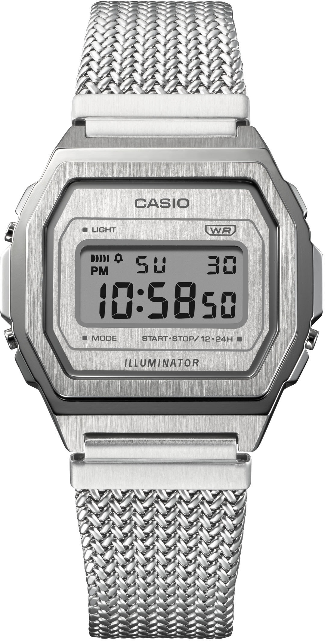 CASIO VINTAGE Chronograph, Quarzuhr, Armbanduhr, Damen, Herren, digital, retro, Stoppfunktion