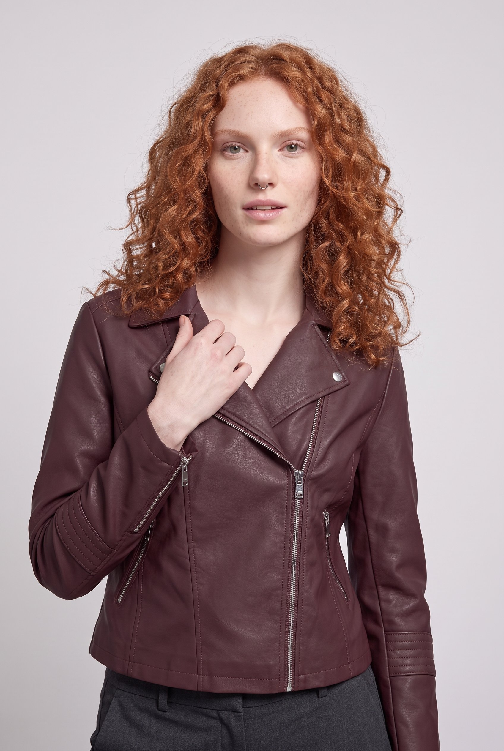 ONLY CARMAKOMA Lederimitatjacke »CAREMMY FAUX LEATHER BIKER NOOS« Lederimitat