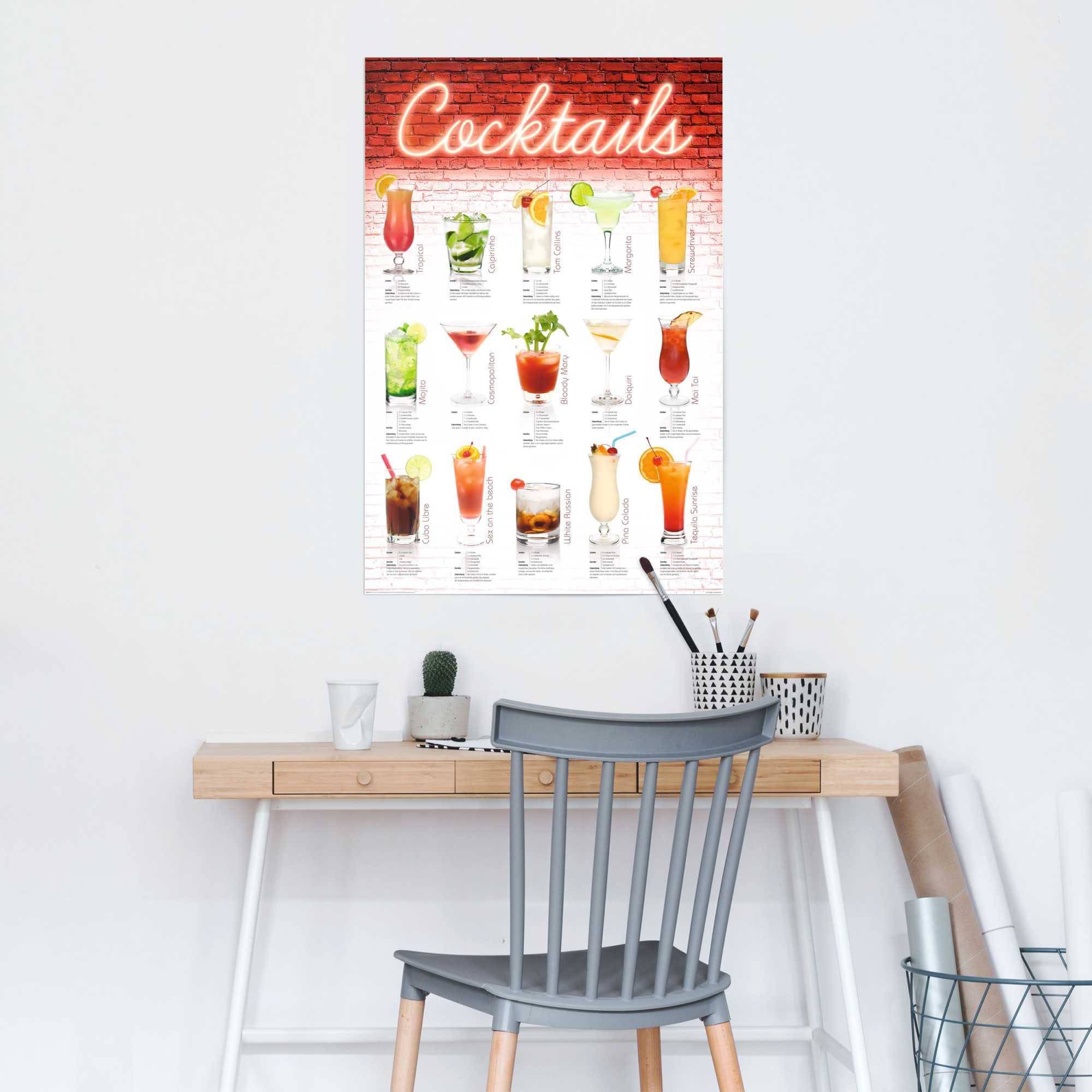 Reinders! Poster »Cocktails Rezepte«, (1 St.) kaufen bequem