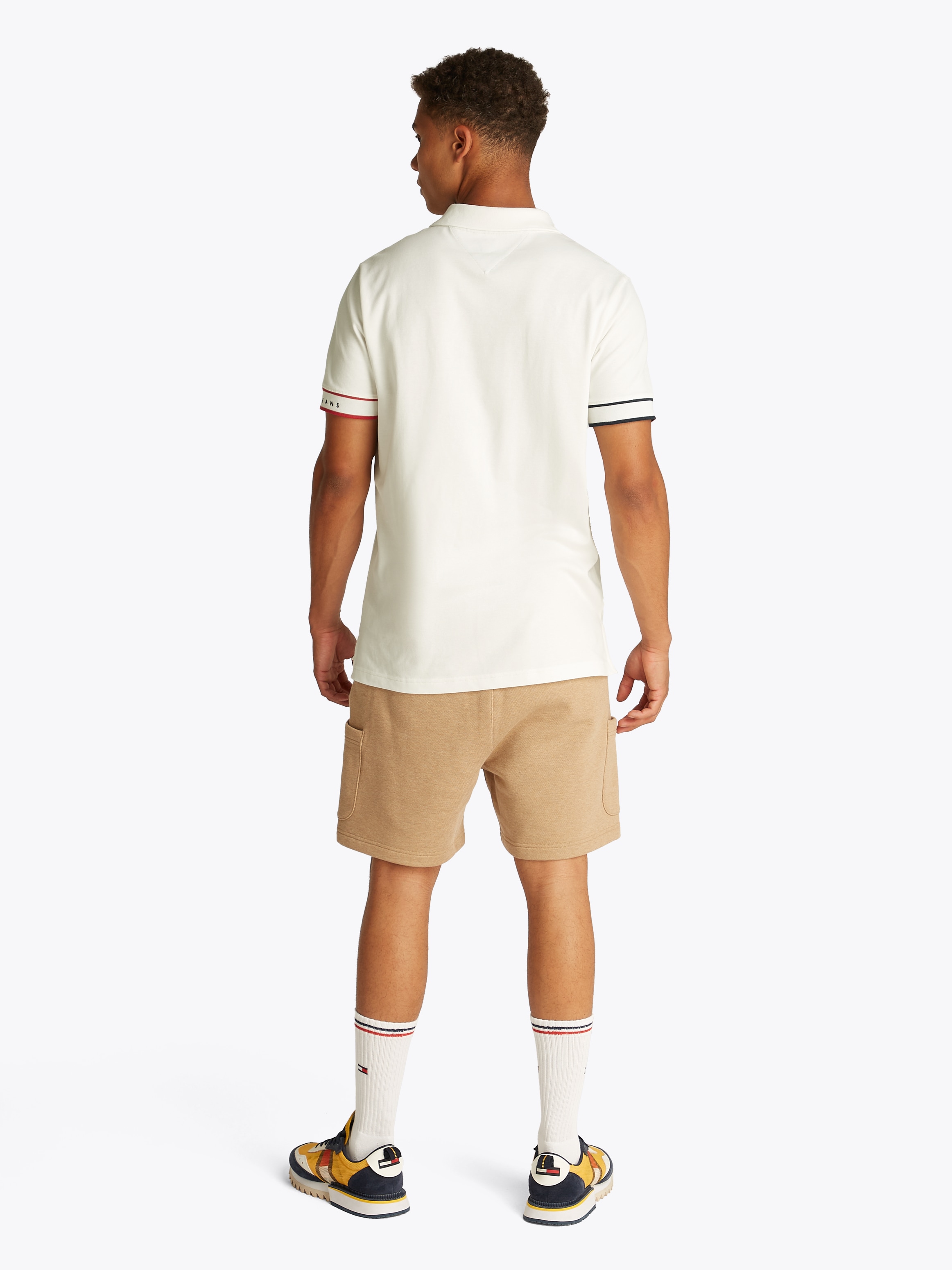 Tommy Jeans Plus Poloshirt »TJM SLIM FLAG CUFF POLO EXT«, Große Größen