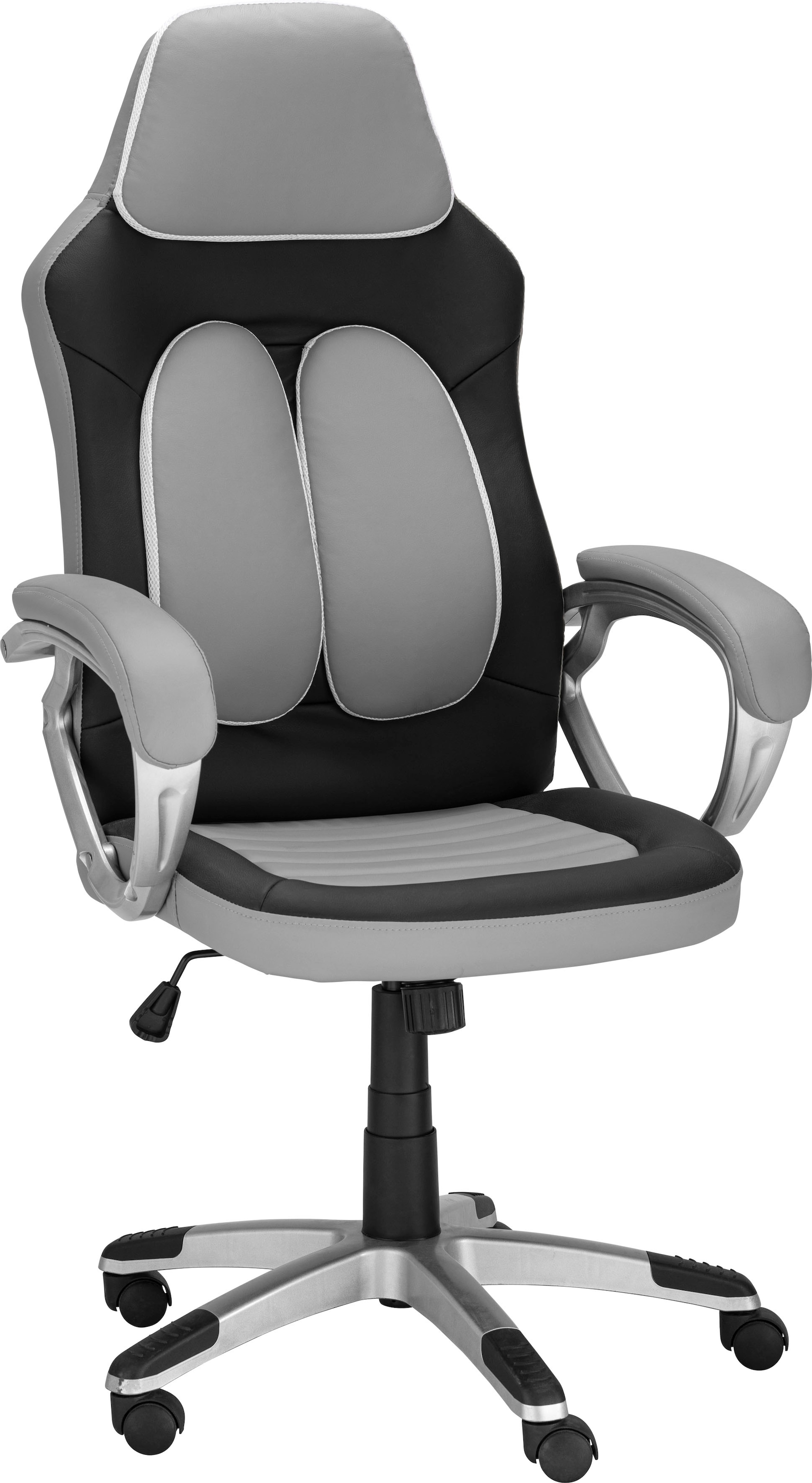 INOSIGN Gaming-Stuhl »Niro«, 1 St., Kunstleder, mit Stützkissen am Rücken, Sitzhöhe 42-52 cm