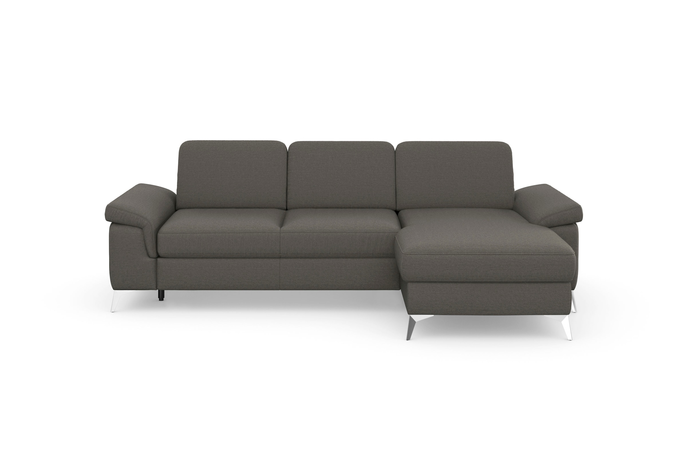 sit&more Ecksofa »Padua L-Form« inklusive Sitztiefenverstellung, Armteilfunktion und Federkern
