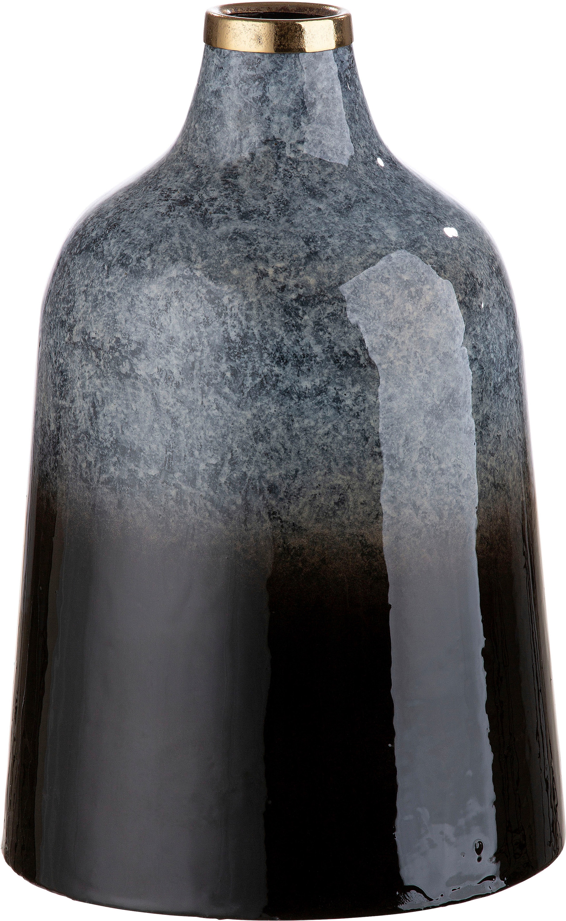 Dekovase »Laver, Höhe 25 cm«, (1 St.), dekorative Vase aus Metall, Dekoobjekt