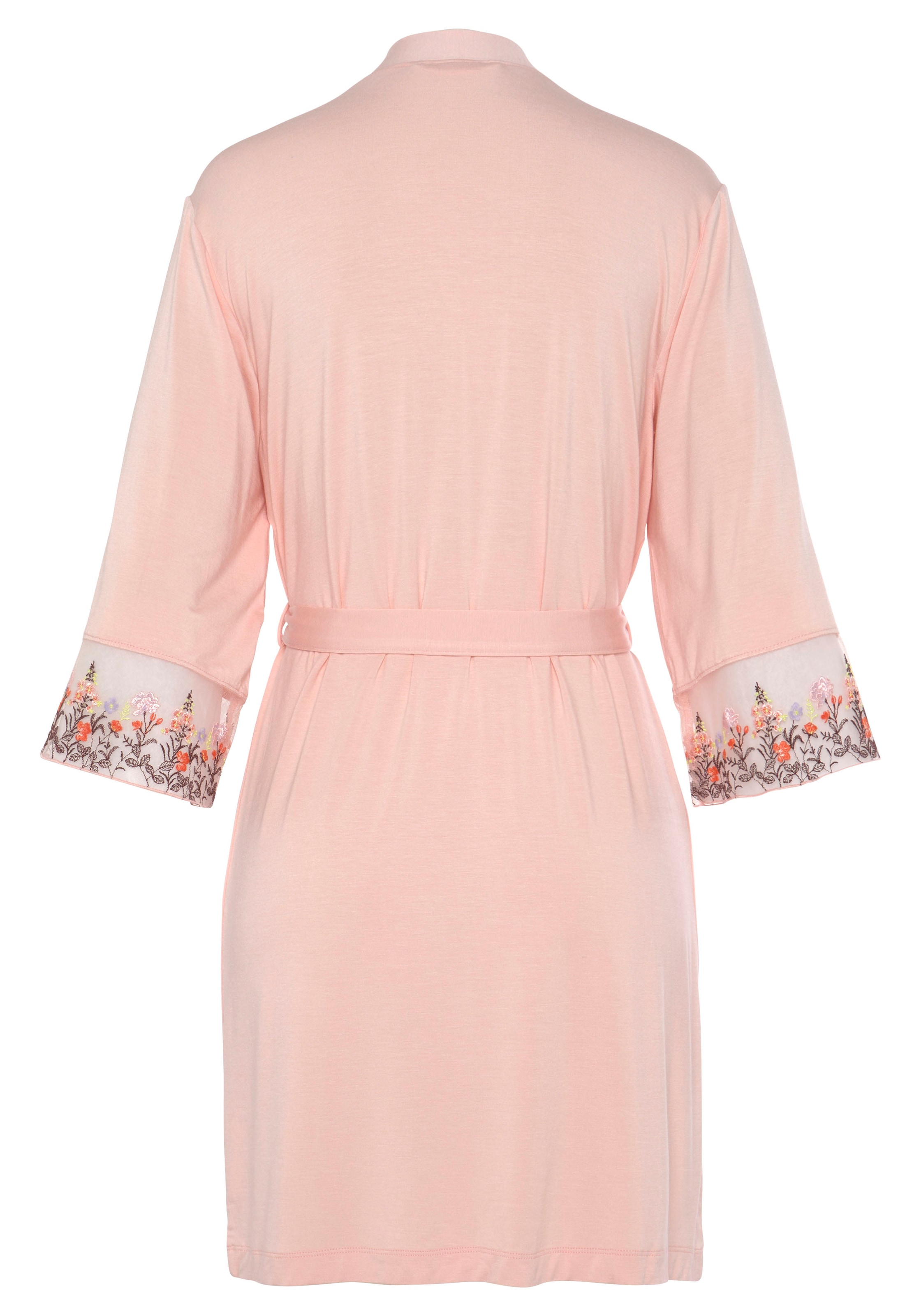 LASCANA Kimono, mit bestickter Spitze