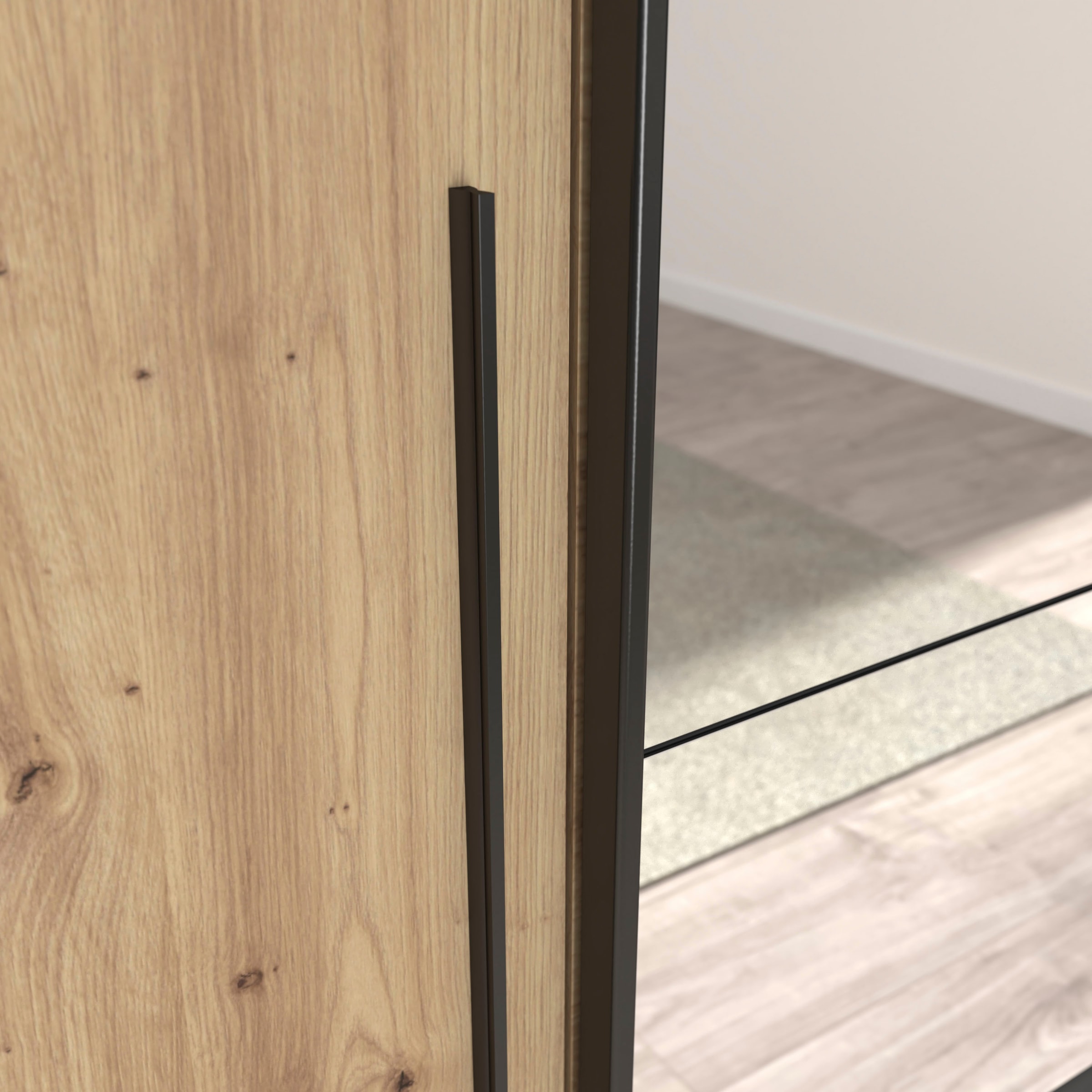 FORTE Kleiderschrank »Rayong«, (B/H/T ca. 270,3x210x61,2 cm)