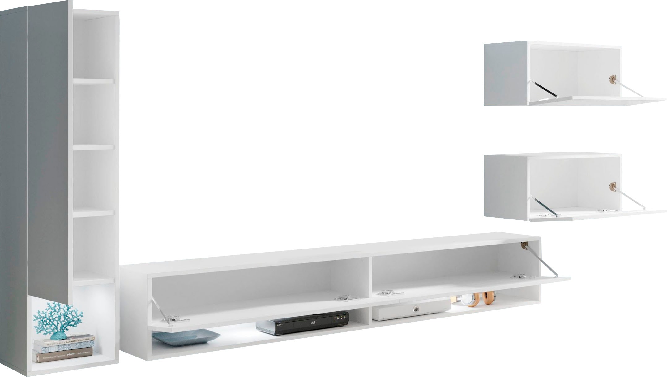 INOSIGN Wohnwand »Amadeo«, (Set, 4 St.)