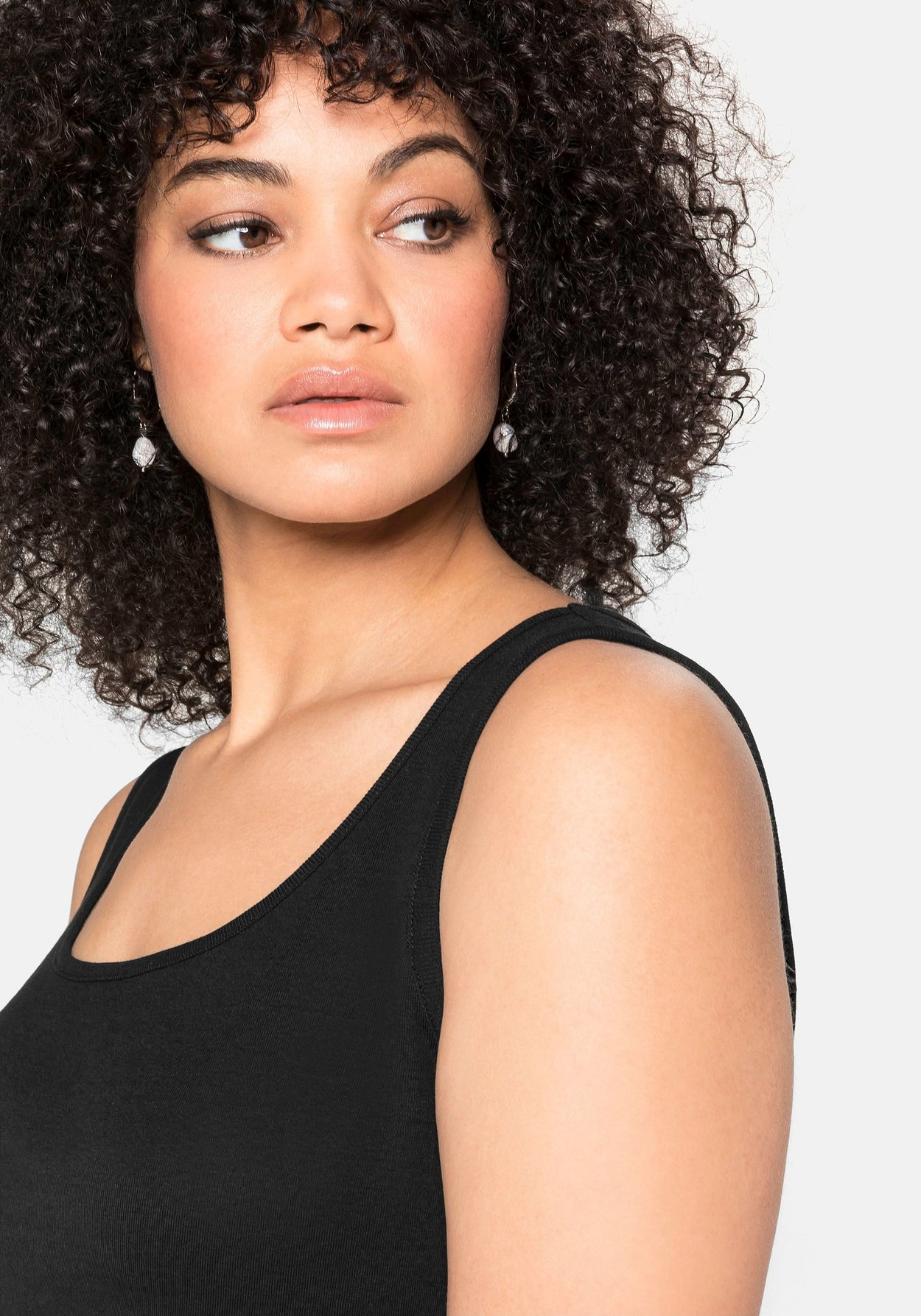 Sheego Tanktop »Tanktop aus reiner Baumwolle«