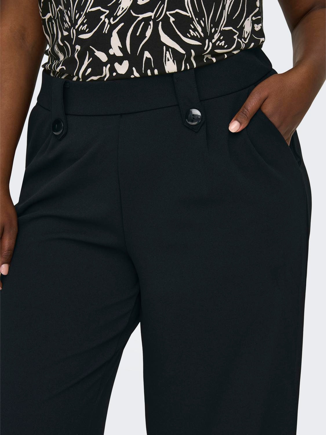 ONLY CARMAKOMA Jerseyhose »CARSANIA BUTTON PANT JRS PNT NOOS«