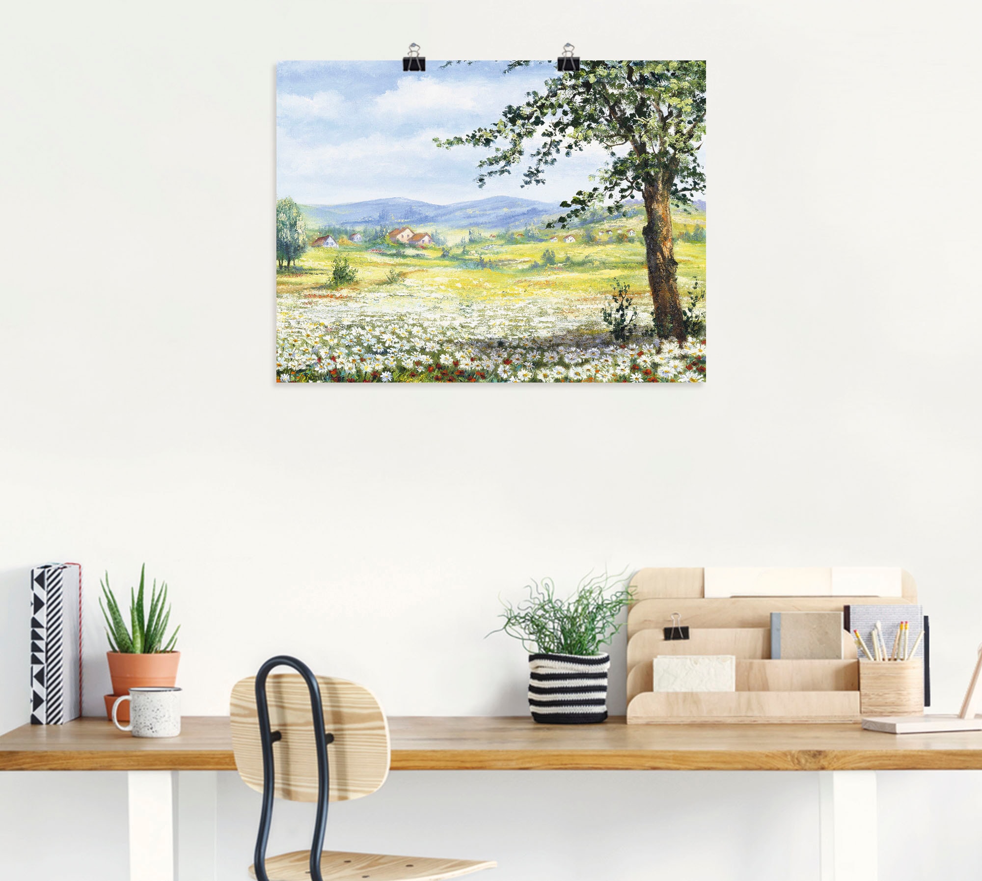 Artland Wandbild »Margeritenfeld« Wiesen & Bäume 1 Stk. tlg. als Poster, Wandaufkleber in verschied. Größen