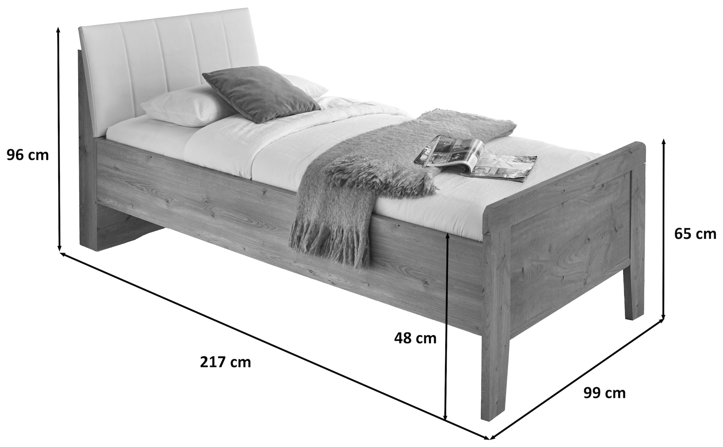 WIEMANN Polsterbett »Bern« 4-fach Liegehöhenverstellung