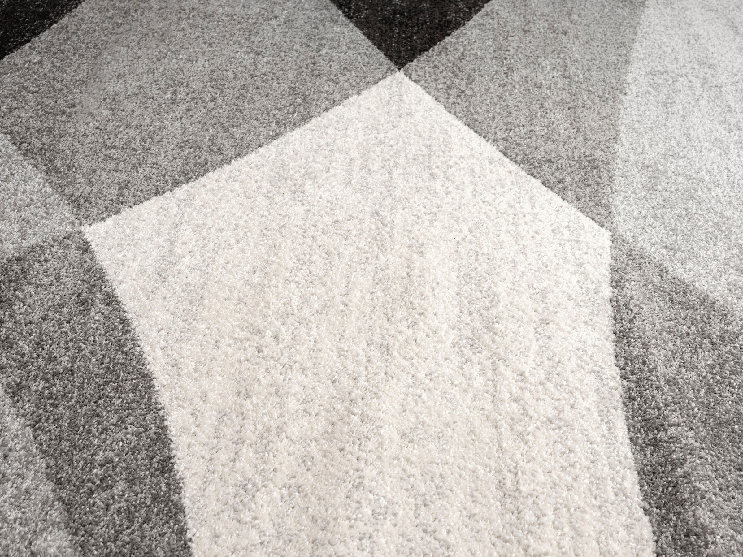 merinos Teppich »Thales 6100« rechteckig 10 mm Höhe Kurzflorteppich mit Konturenschnitt, Wohnzimmer