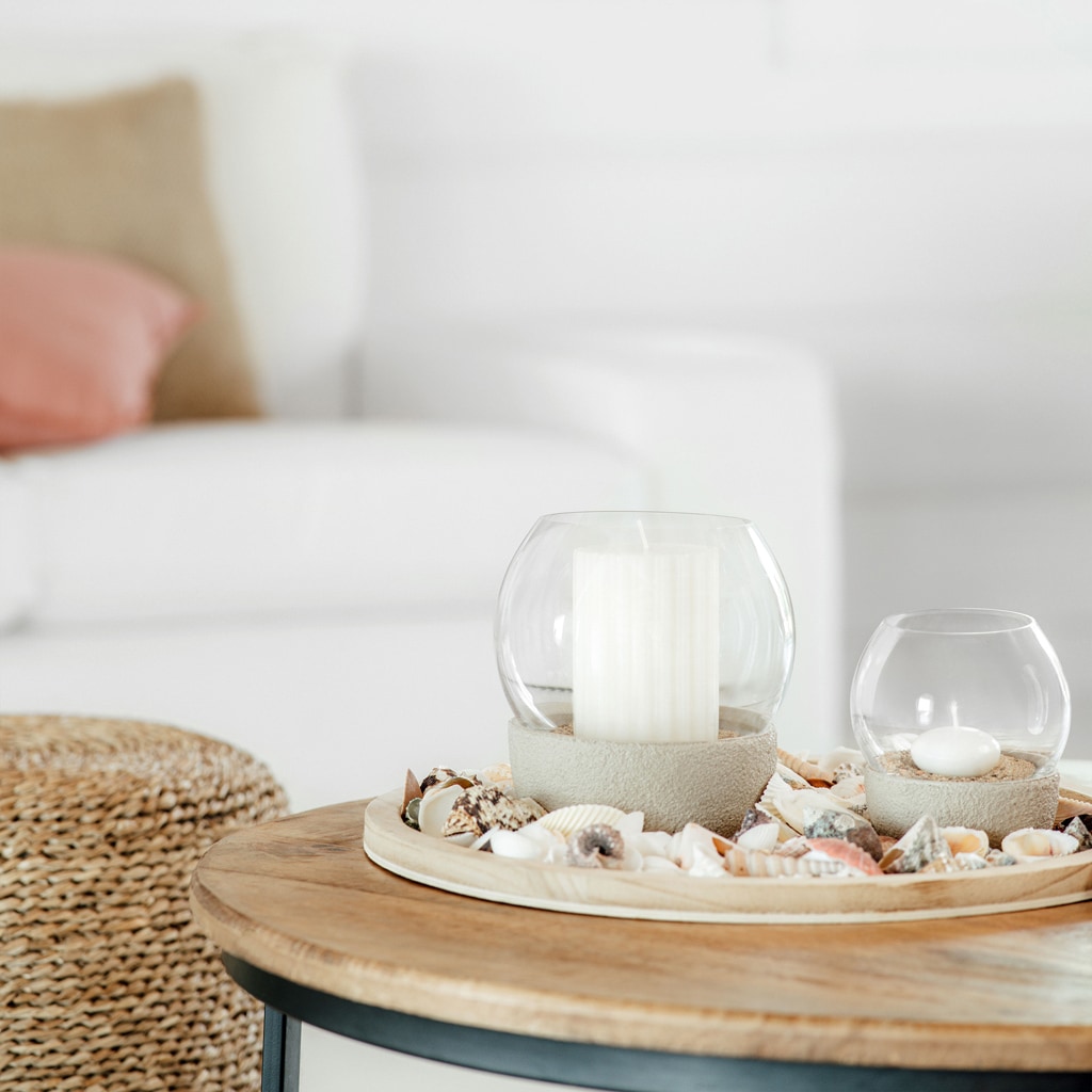 like. by Villeroy & Boch Kerzenhalter »Teelichthalter Perlemor Home ø 11 x 11,3 cm beige«