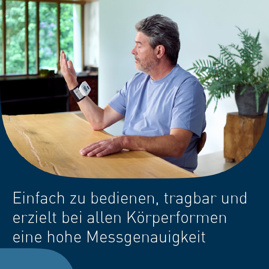 Omron Handgelenk-Blutdruckmessgerät »RS1 (HEM-6160-E)« für zu Hause und unterwegs
