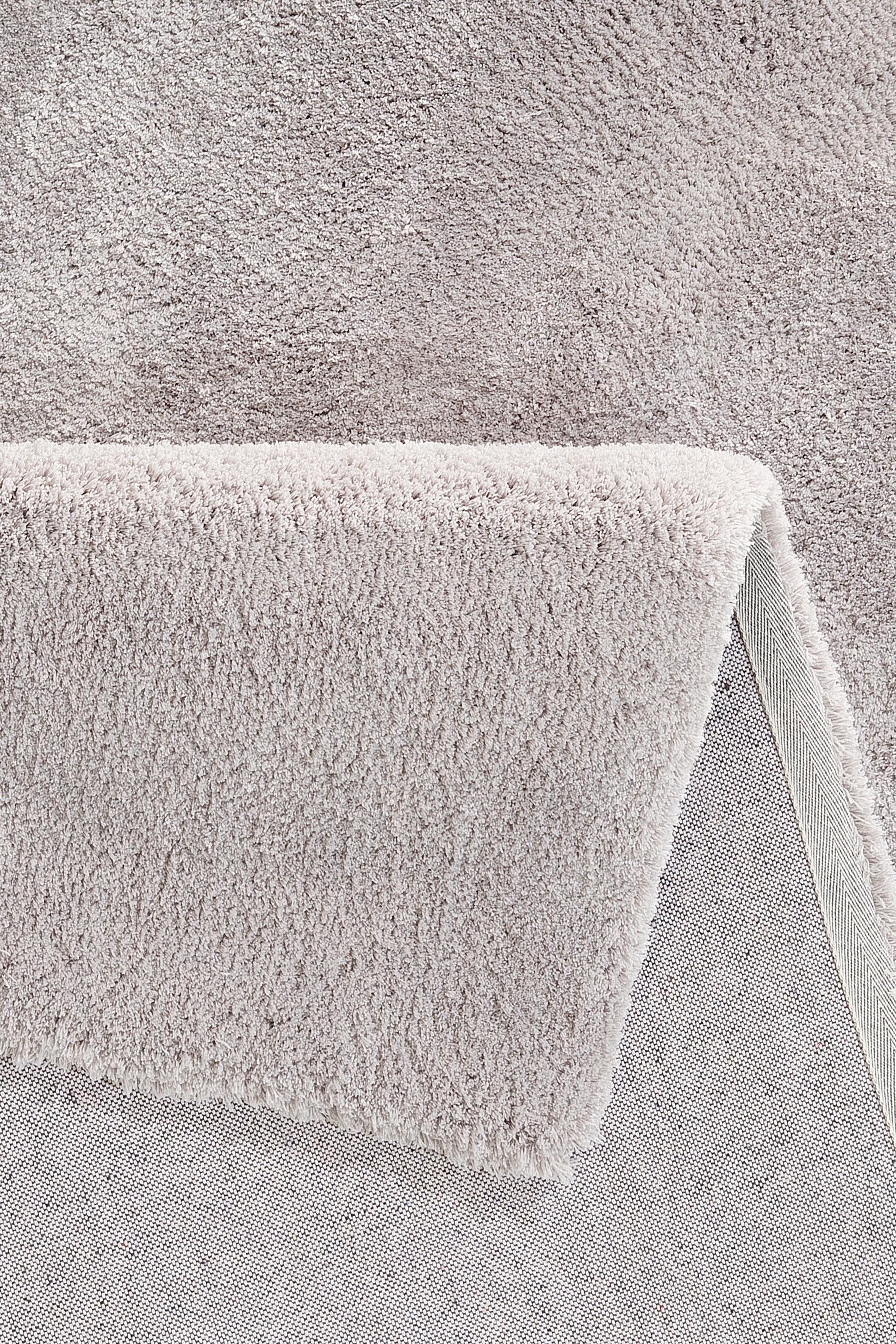 my home Hochflor-Teppich »Microfaser Teppich Magong, besonders weich, sehr feiner Flor«, rechteckig, 25 mm Höhe, uni, Wohnzimmer, Schlafzimmer, Kinderzimmer, auch rund und als Läufer