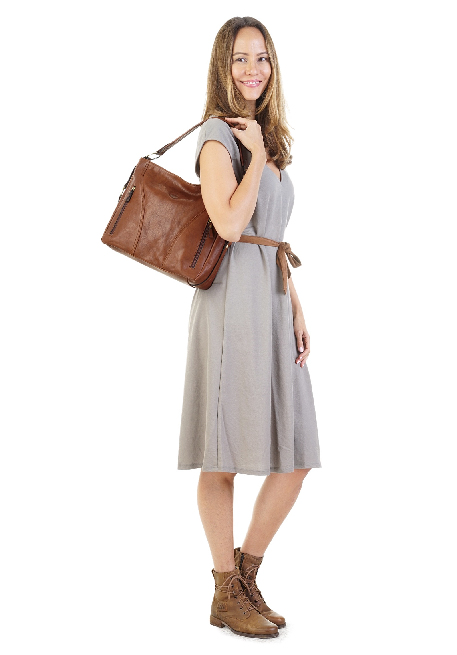 Piké Shopper, echt Leder