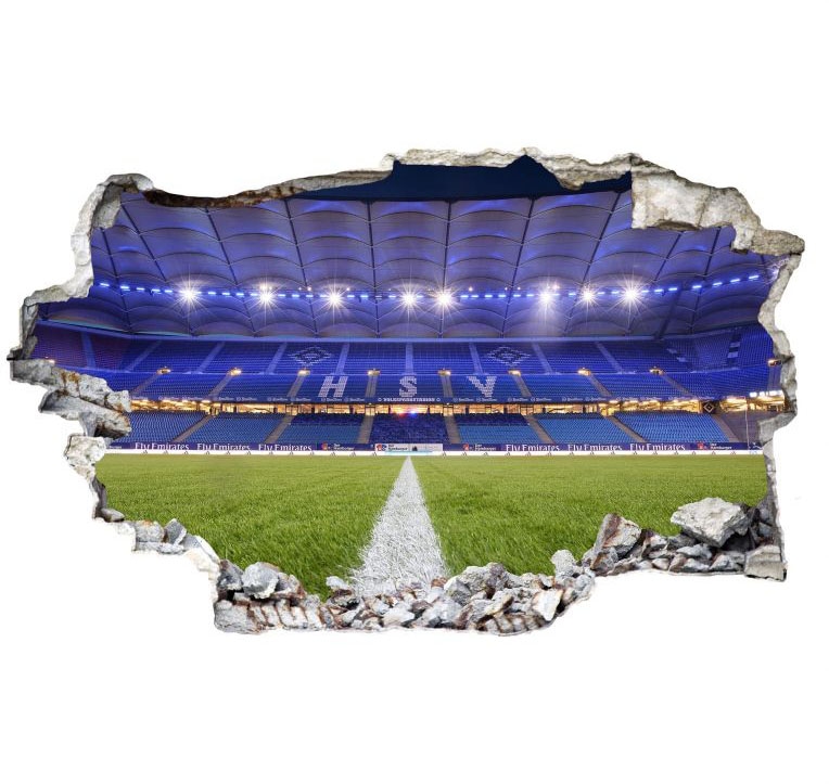 Wall-Art Wandtattoo »3D Fußball (1 Arena HSV 03«, auf Rechnung St.) bestellen