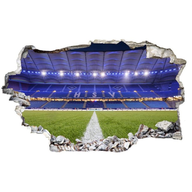 Wall-Art Wandtattoo »3D Fußball HSV Arena 03«, (1 St.) auf Rechnung  bestellen