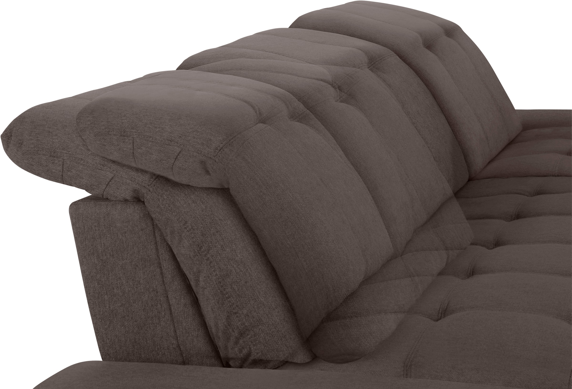 COTTA Ecksofa »Holiday L-Form mit Sitztiefen-, Armteil- und Kopfteilverstellung«, wahlweise mit Bettfunktion & Bettkasten