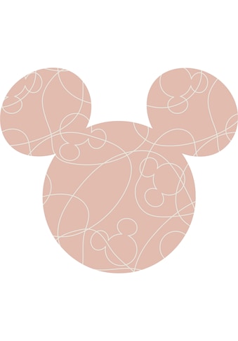 Komar Wandtattoo »Mickey Head Knotted«, (Set, 1 St., Komar Dot), Selbstklebende und... kaufen