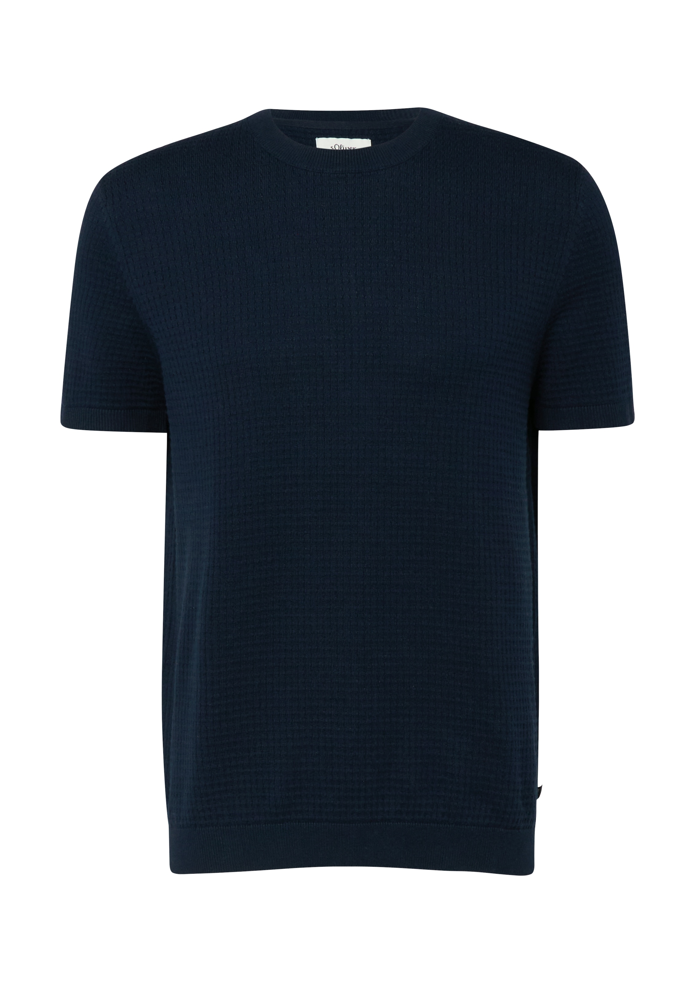 s.Oliver T-Shirt mit Leinen Anteil