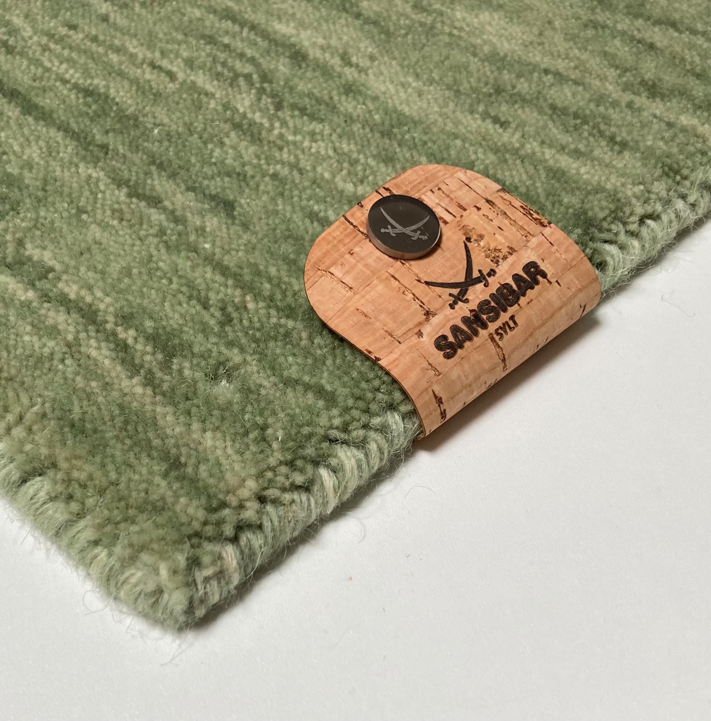 Sansibar Wollteppich »List« rechteckig 13 mm Höhe Kurzflor, Handweb Teppich, meliert, reine Wolle, handgewebt
