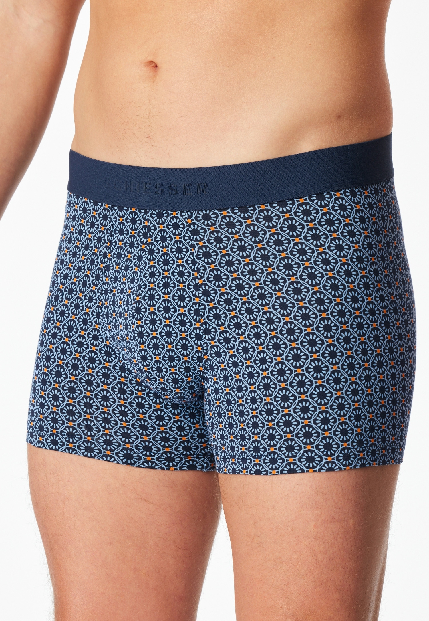 Schiesser Boxer »95/5 Multipacks« ohne Eingriff, softer Logo-Webgummibund