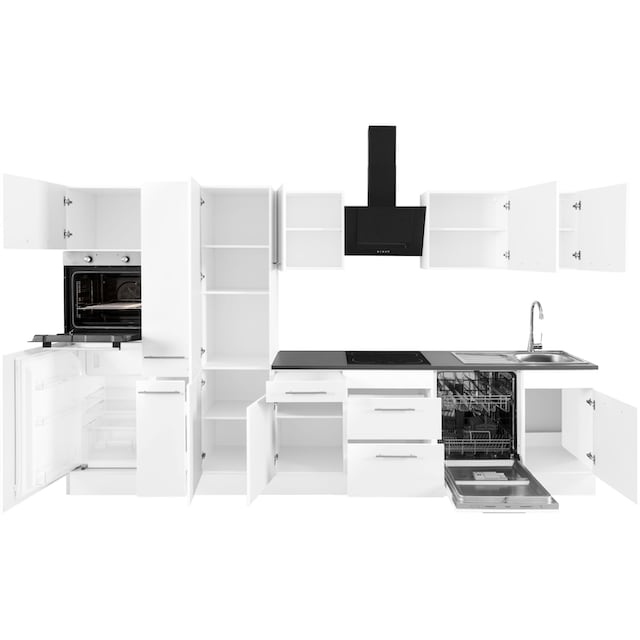 wiho Küchen Küchenzeile »Ela«, Breite 360 cm, Soft-Close-Funktion, höhenverstellbare  Füße auf Rechnung kaufen