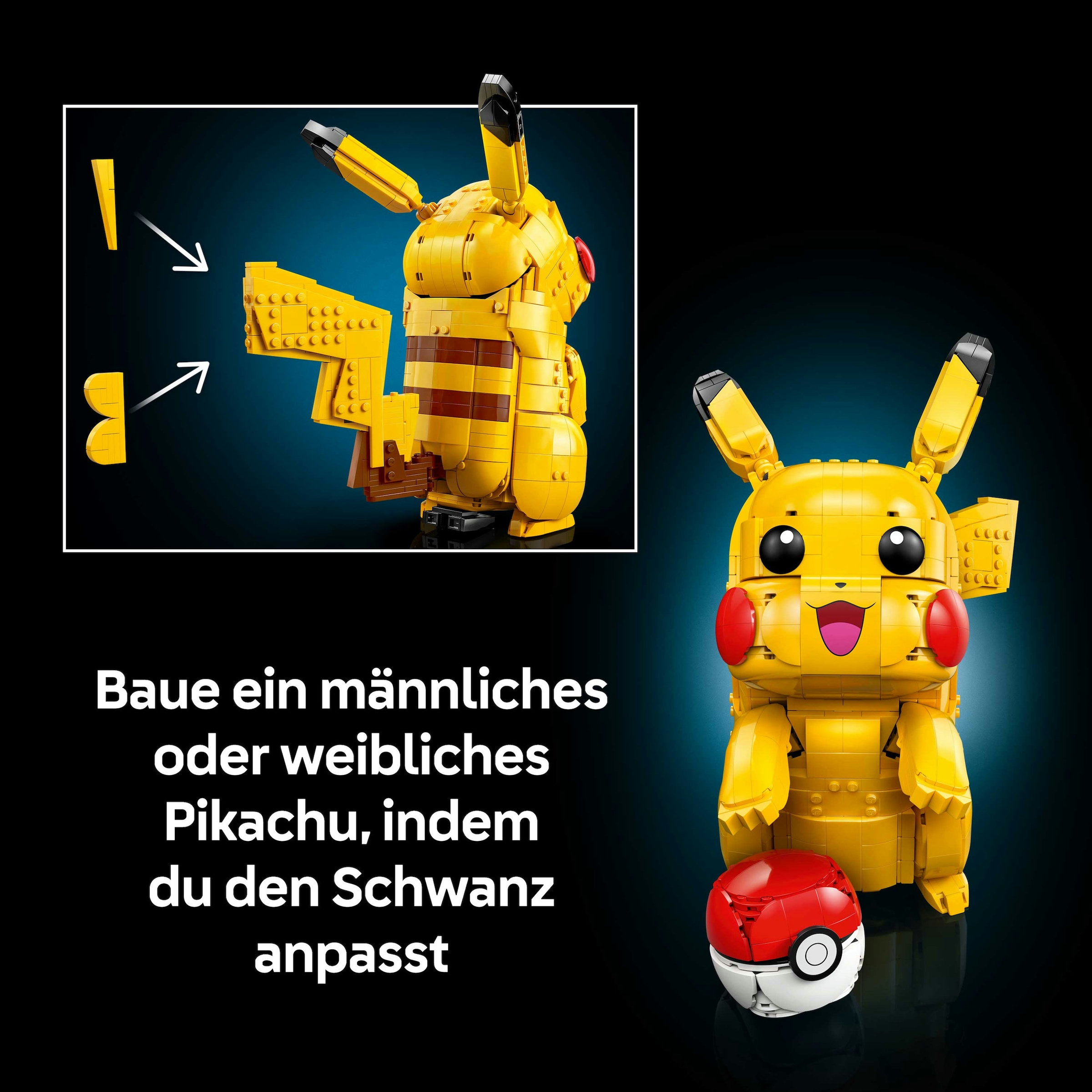 LEGO® Konstruktionsspielsteine »Pikachu und Pokéball (72152), LEGO Pokémon«