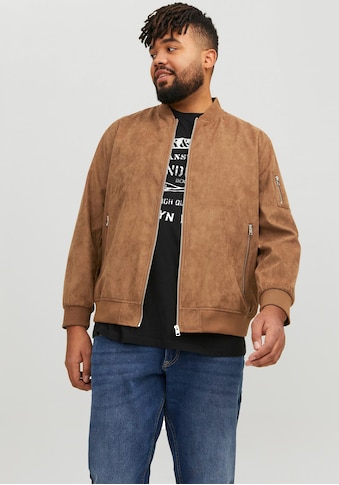 Blouson »JJEROCKY FAUX SUEDE BOMBER PLS«