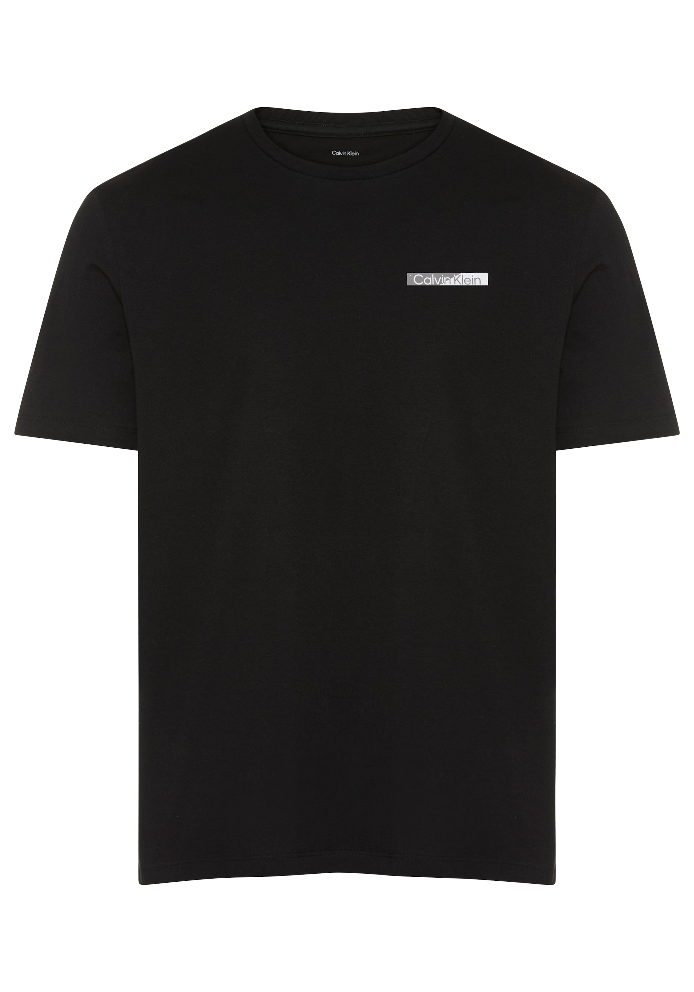 Calvin Klein T-Shirt reine Baumwolle, Regular Fit, Brust- und Rückendruck