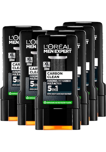 L'ORÉAL PARIS MEN EXPERT Duschgel »Pure Carbon XL«, (Packung, 6 tlg.) kaufen