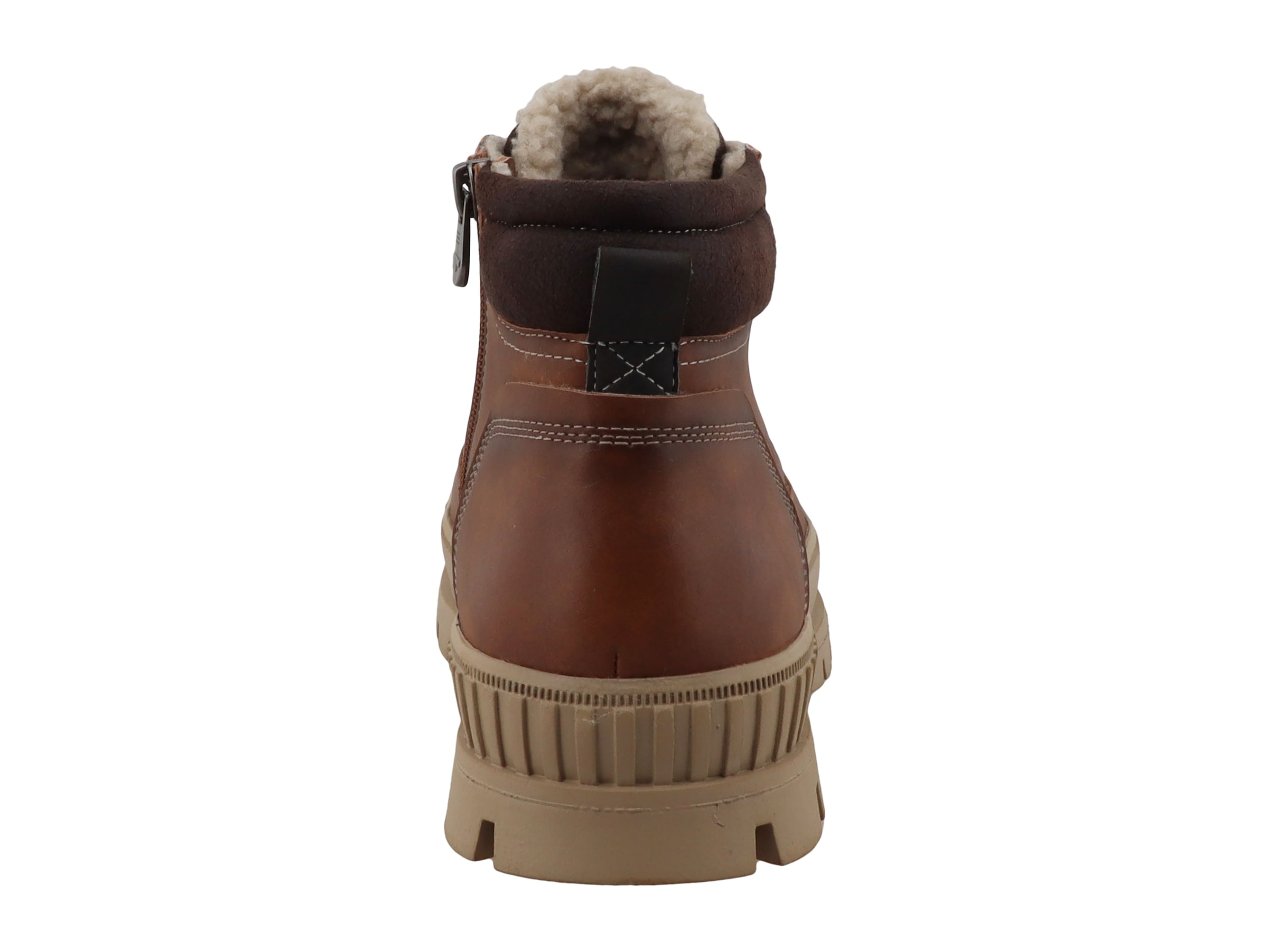 TOM TAILOR Winterboots  Schnürboots mit Kontrastbesatz und Logoprägung