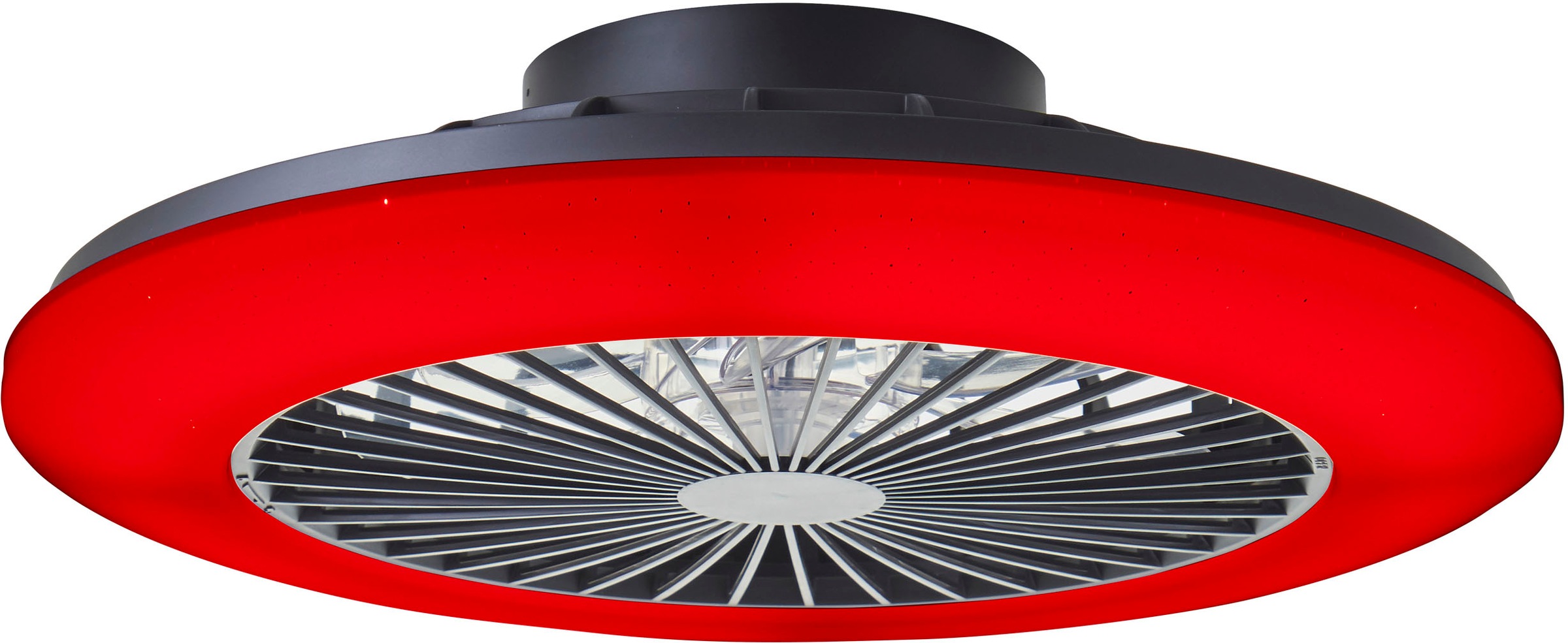 Brilliant LED Deckenleuchte »Salerno« 1 Stk. RGB | warmweiß - kaltweiß Ventilator, 49 cm, digitales RGB, CCT, 4700 lm, dimmbar, 3000-6500 K