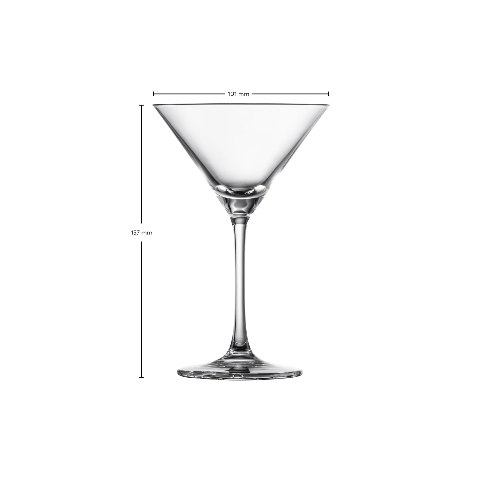 Zwiesel Glas Martiniglas »Martinigläser ECHO 166 ml 4er Set transparent«