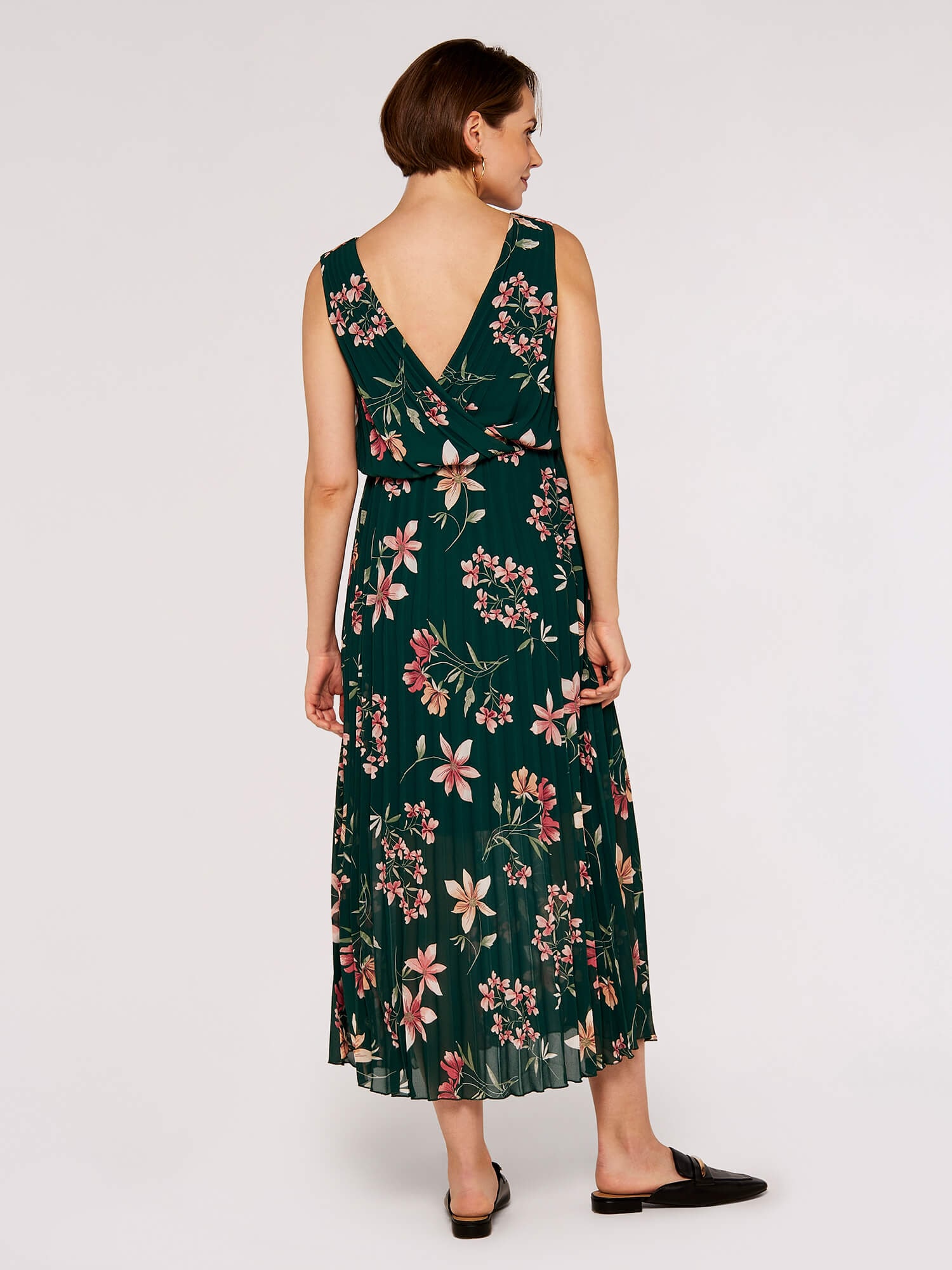Apricot Druckkleid »Midikleid« beidseitig tragbar