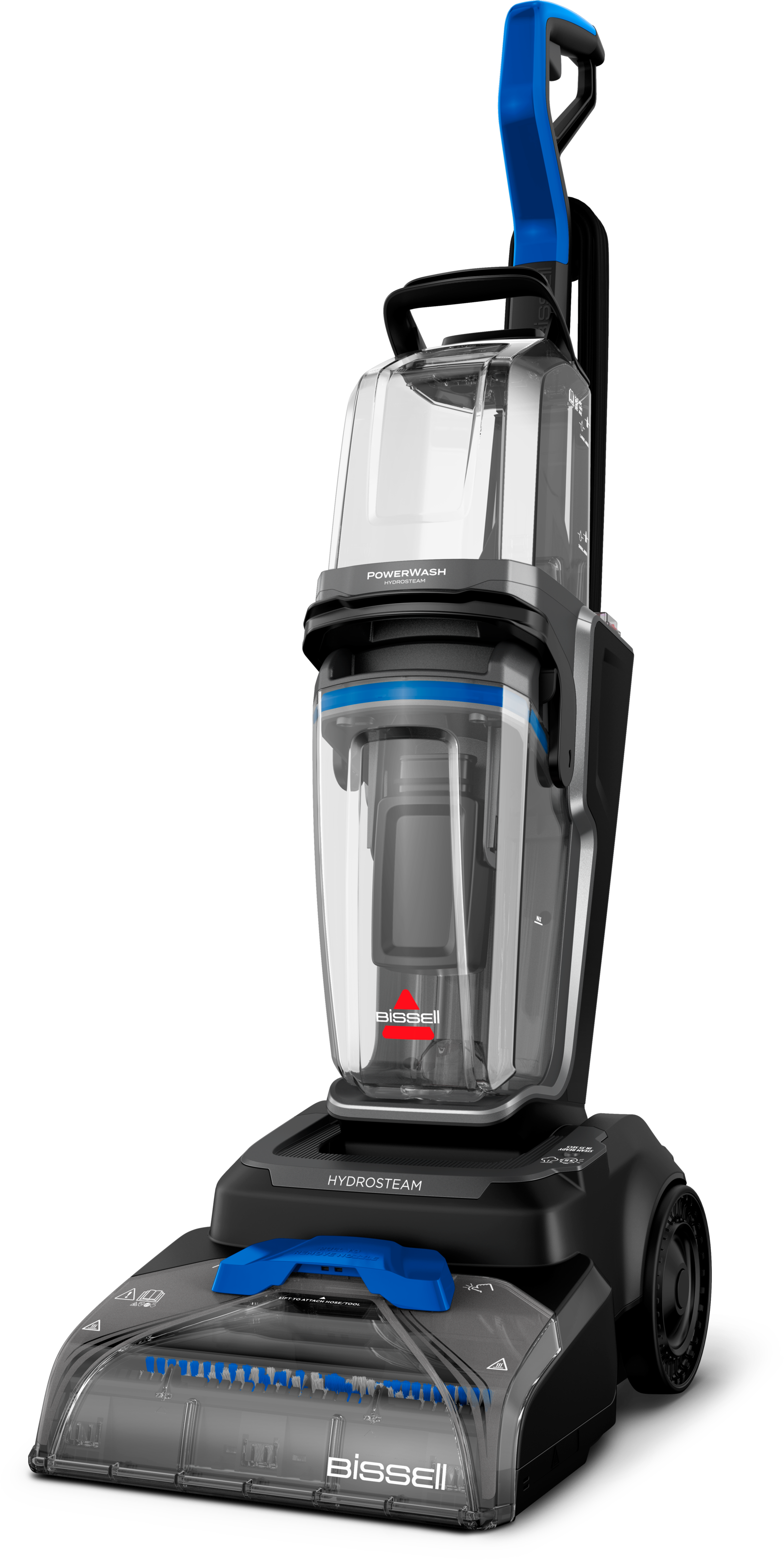 Bissell, Teppichreinigungsgerät »PowerWash Hydrosteam«, schwarz/blau, Teppichreinigungsgerät