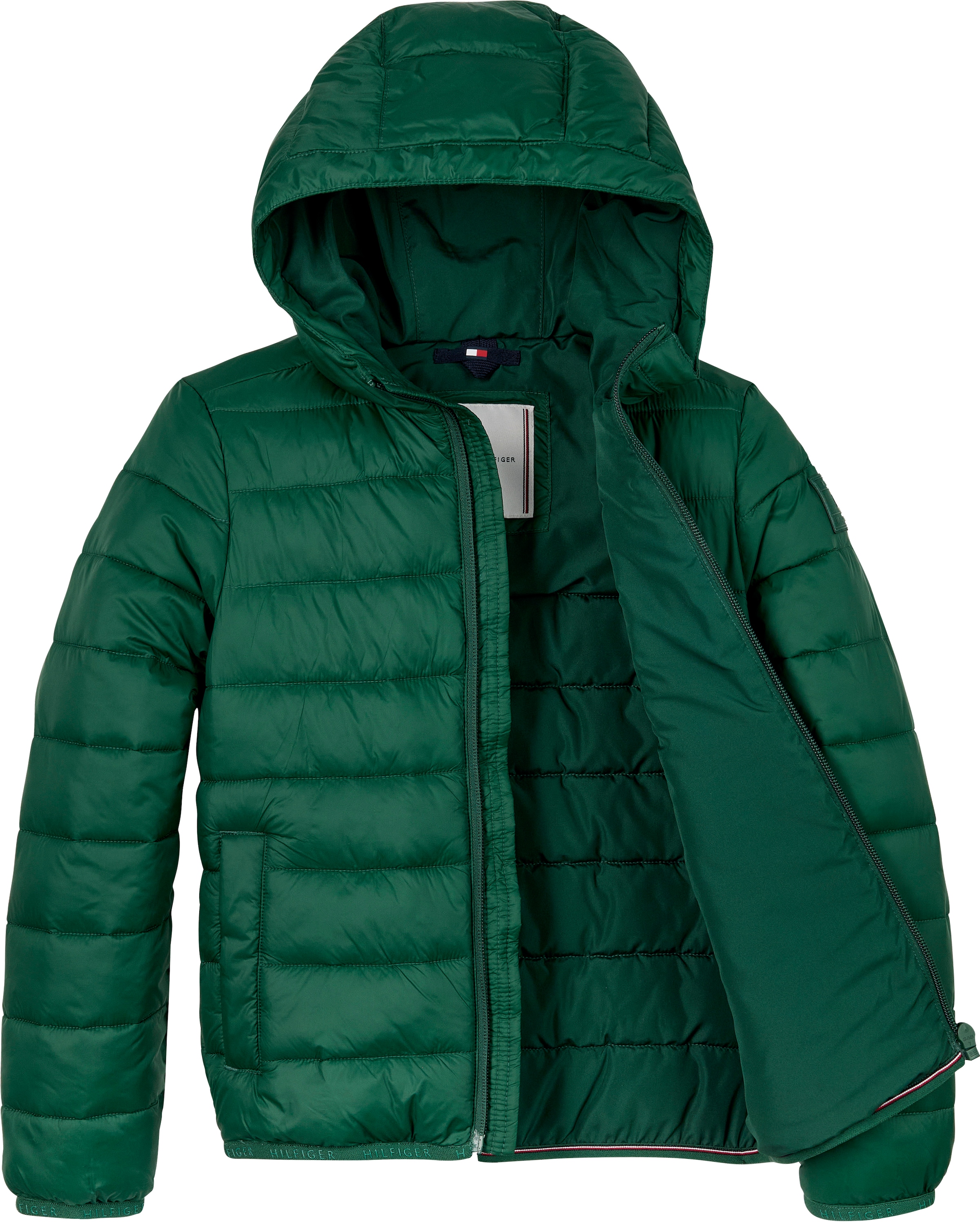 Tommy Hilfiger Steppjacke »U LIGHT DOWN HOODED JACKET« mit Kapuze Kinder bis 16 Jahre
