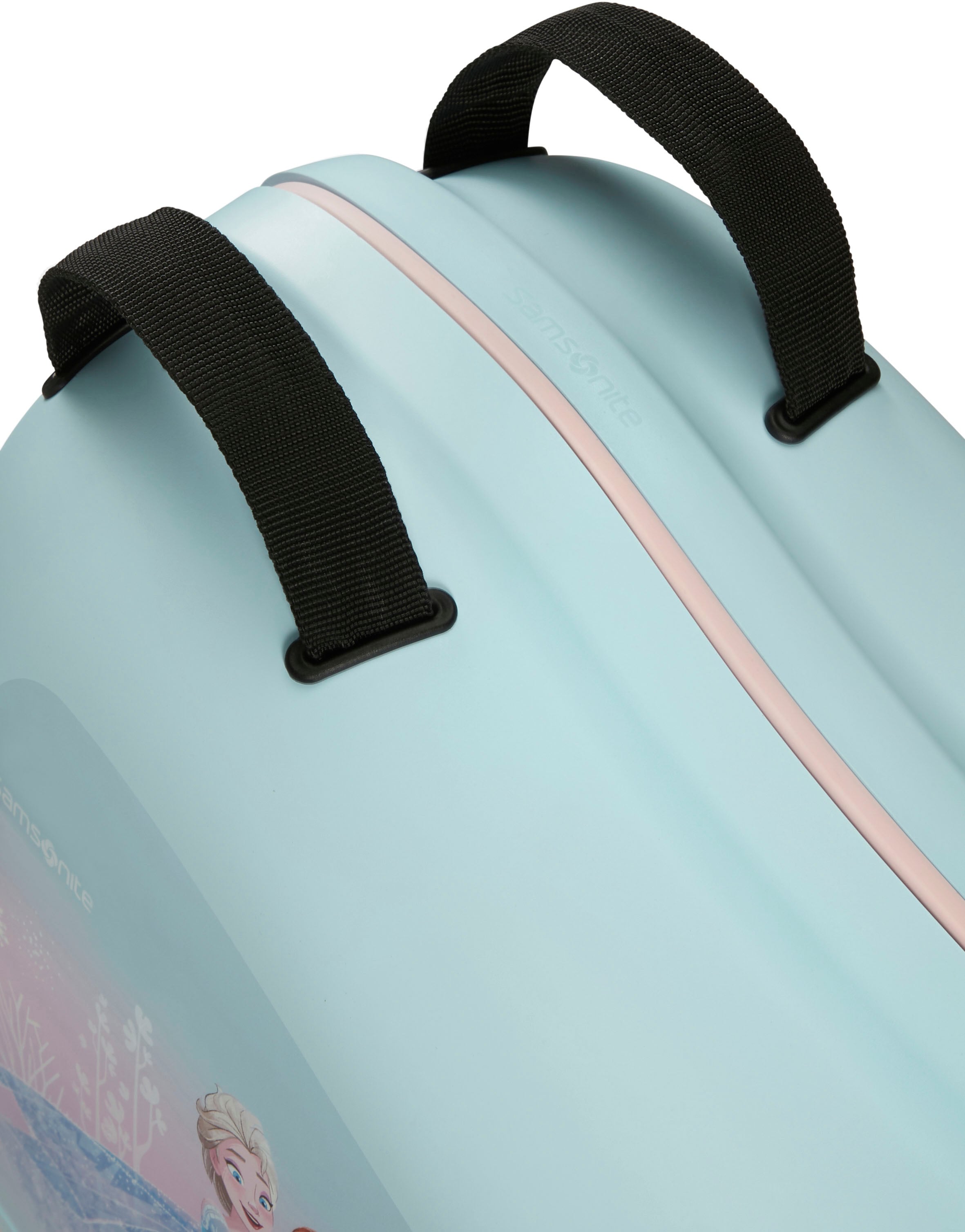 Samsonite Kinderkoffer »Dream2Go Ride-on Trolley, Disney Frozen«, 4 Rollen, Kinderreisekoffer Handgepäck zum sitzen und ziehen