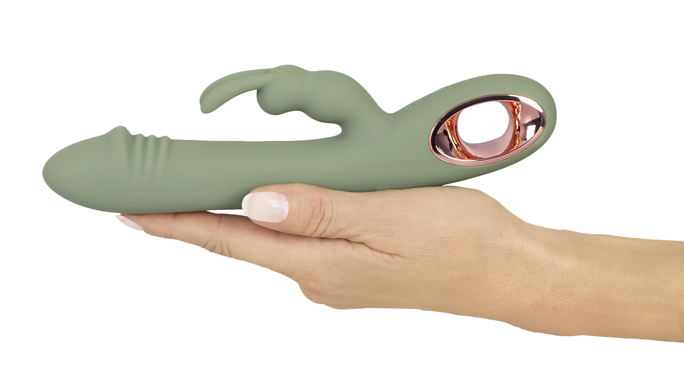 You2Toys Vibrator »Rabbitvibrator Slim Rabbit Olive«