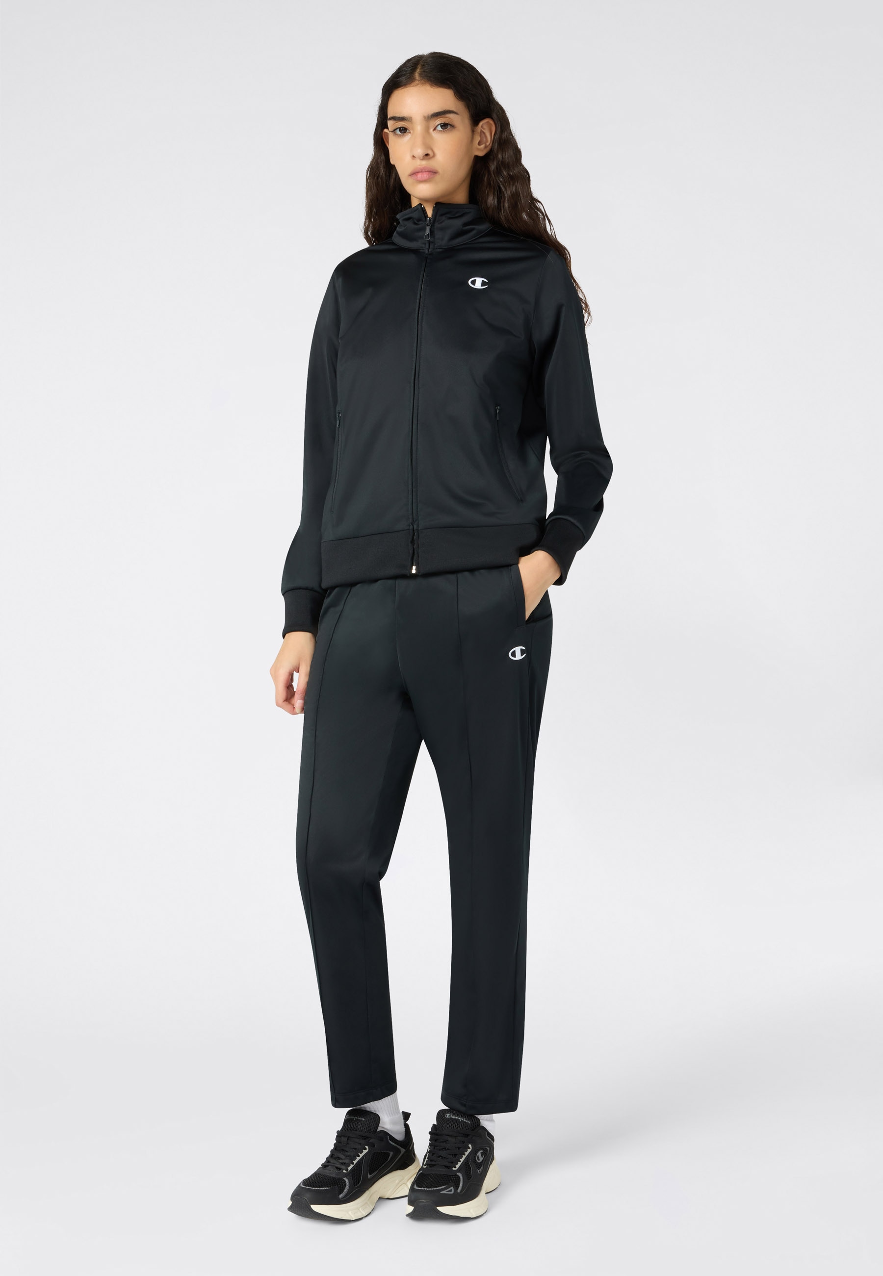 Champion Trainingsanzug »ICONS Full Zip Suit« 2 Stk. für sportliche Aktivitäten, zweiteilig, aus Polyester