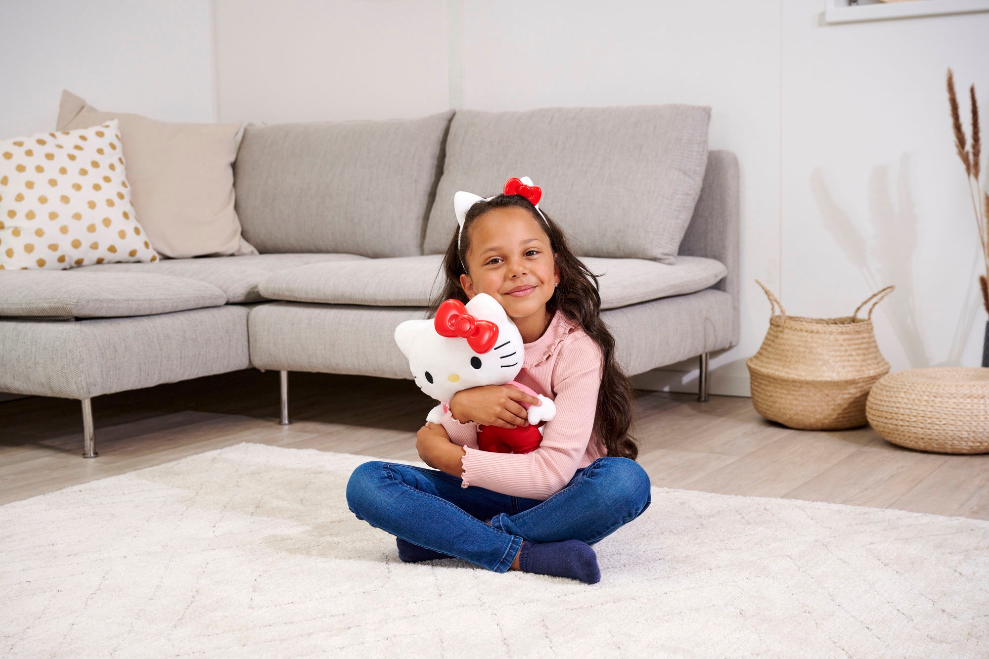 SIMBA Kuscheltier »Hello Kitty Magic Bow Plush«, mit Licht- und Soundeffekt