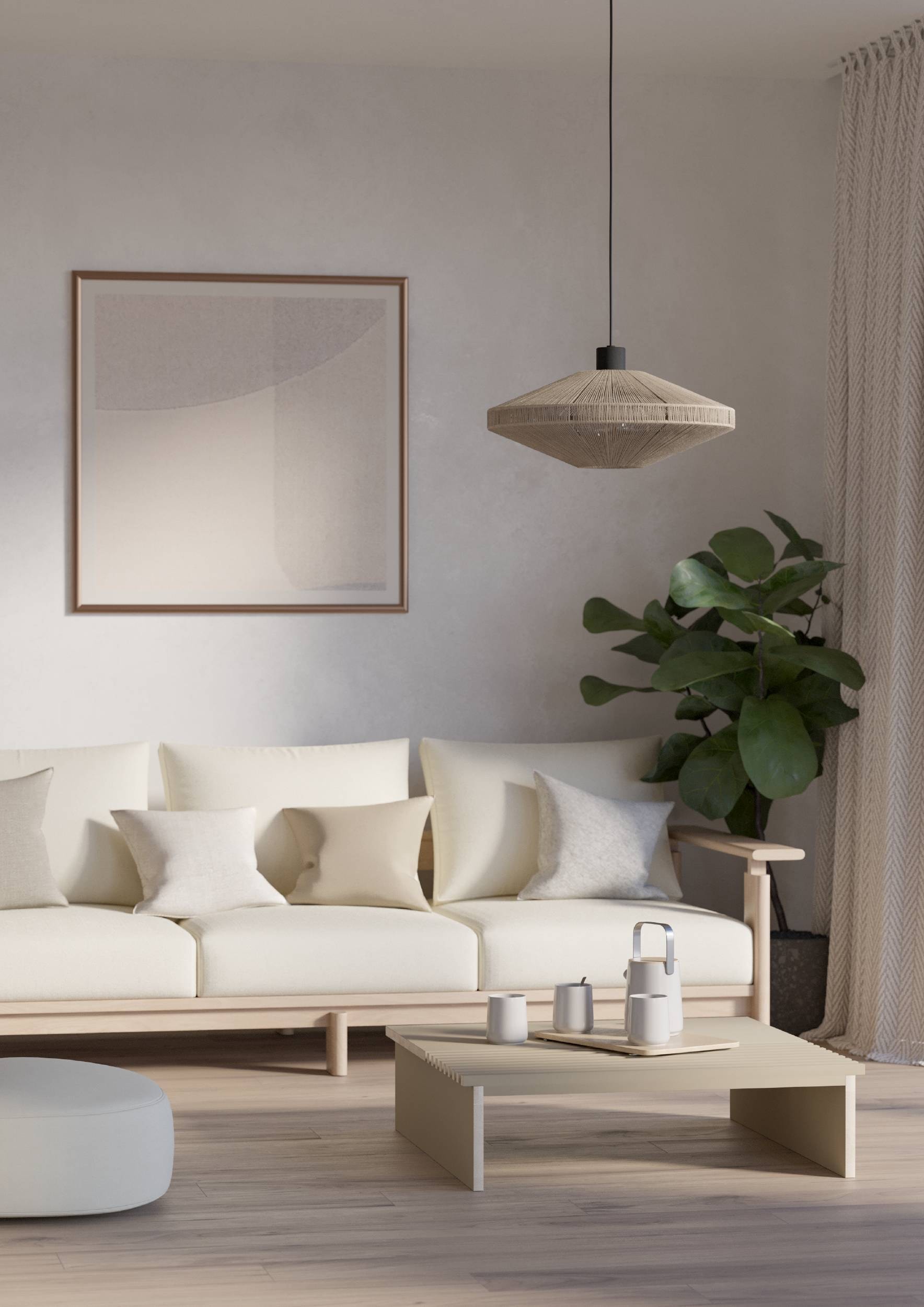 EGLO Hängeleuchte »Midsumer Hängelampe, Esszimmerlampe japanisch, Metall und Textil, E27« E27 1 Stk. Hängeleuchte - H110 x Ø38 cm - schwarz - 1X40W exkl.