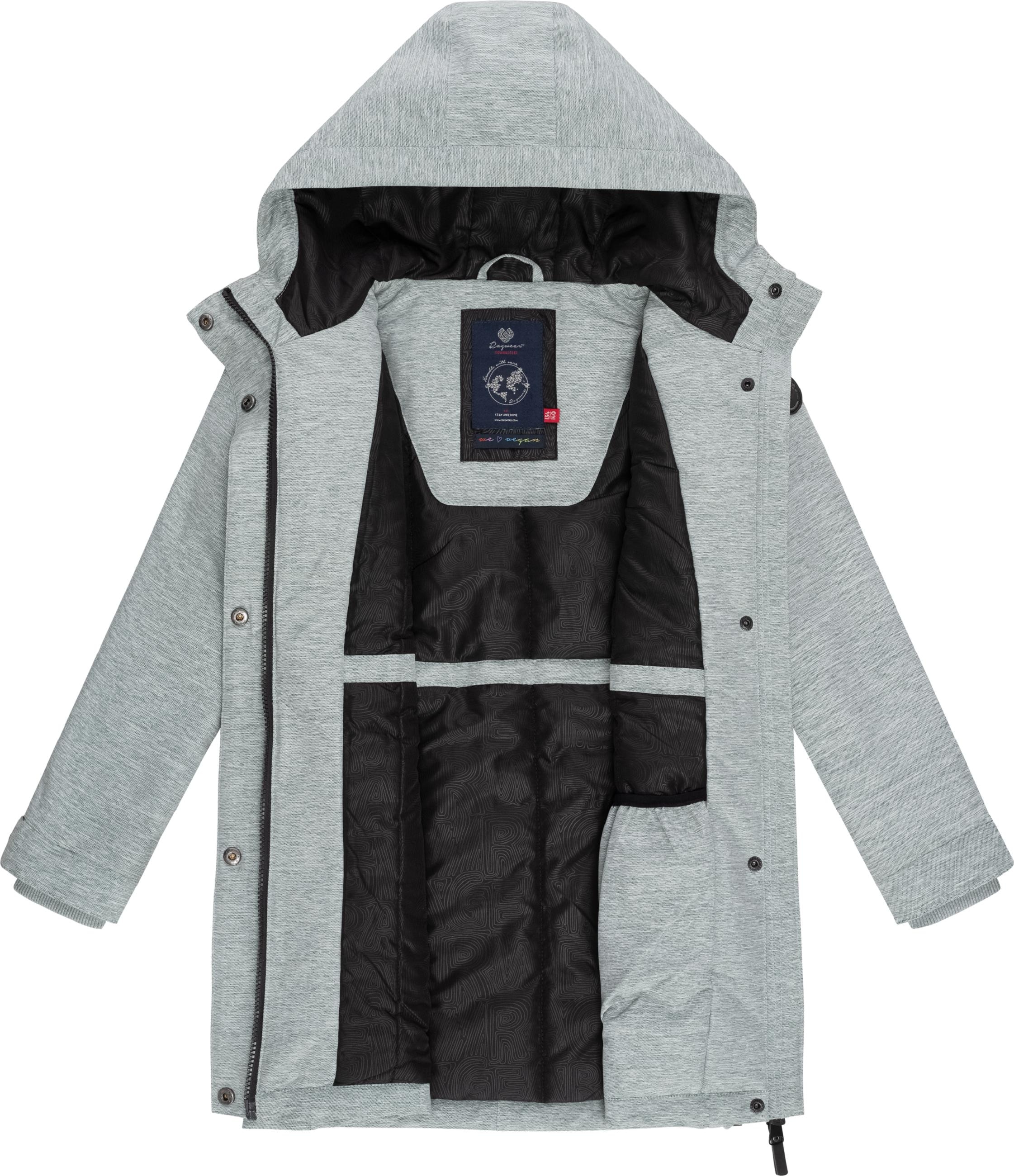 Ragwear Winterjacke »Winterjacke Rezinka«, mit Kapuze