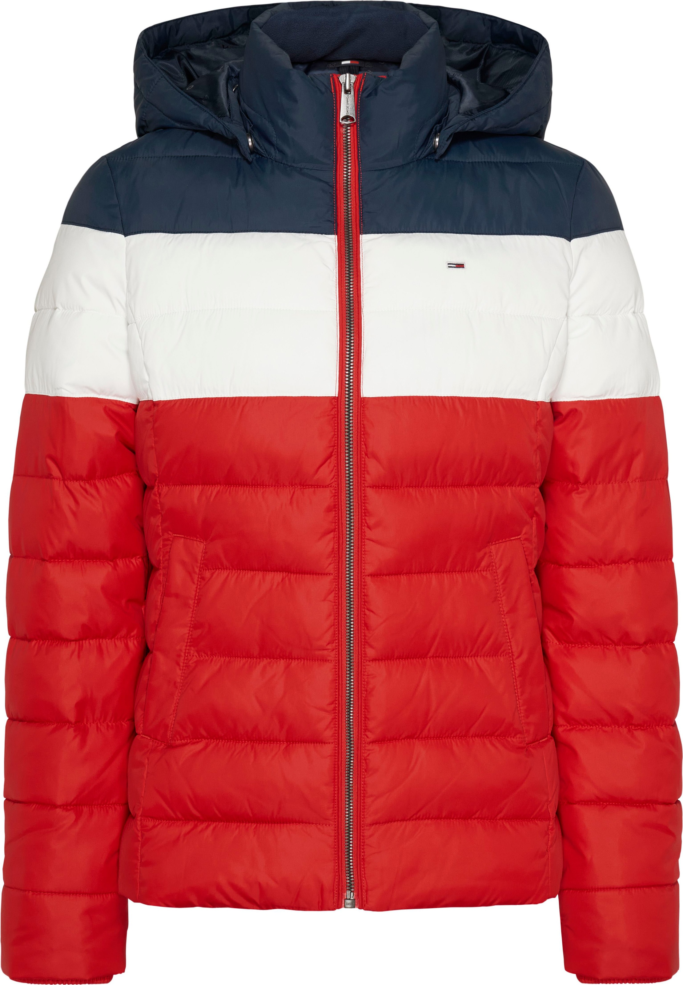 Tommy Jeans Outdoorjacke »TJW COLORBLOCK JACKET«, mit Kapuze, im modischem Colorblocking